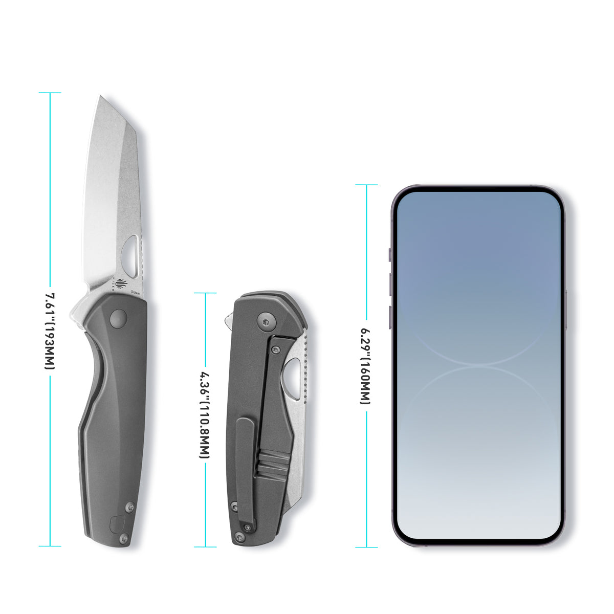 Sparrow | S35VN | Titanium | Ki3628A1