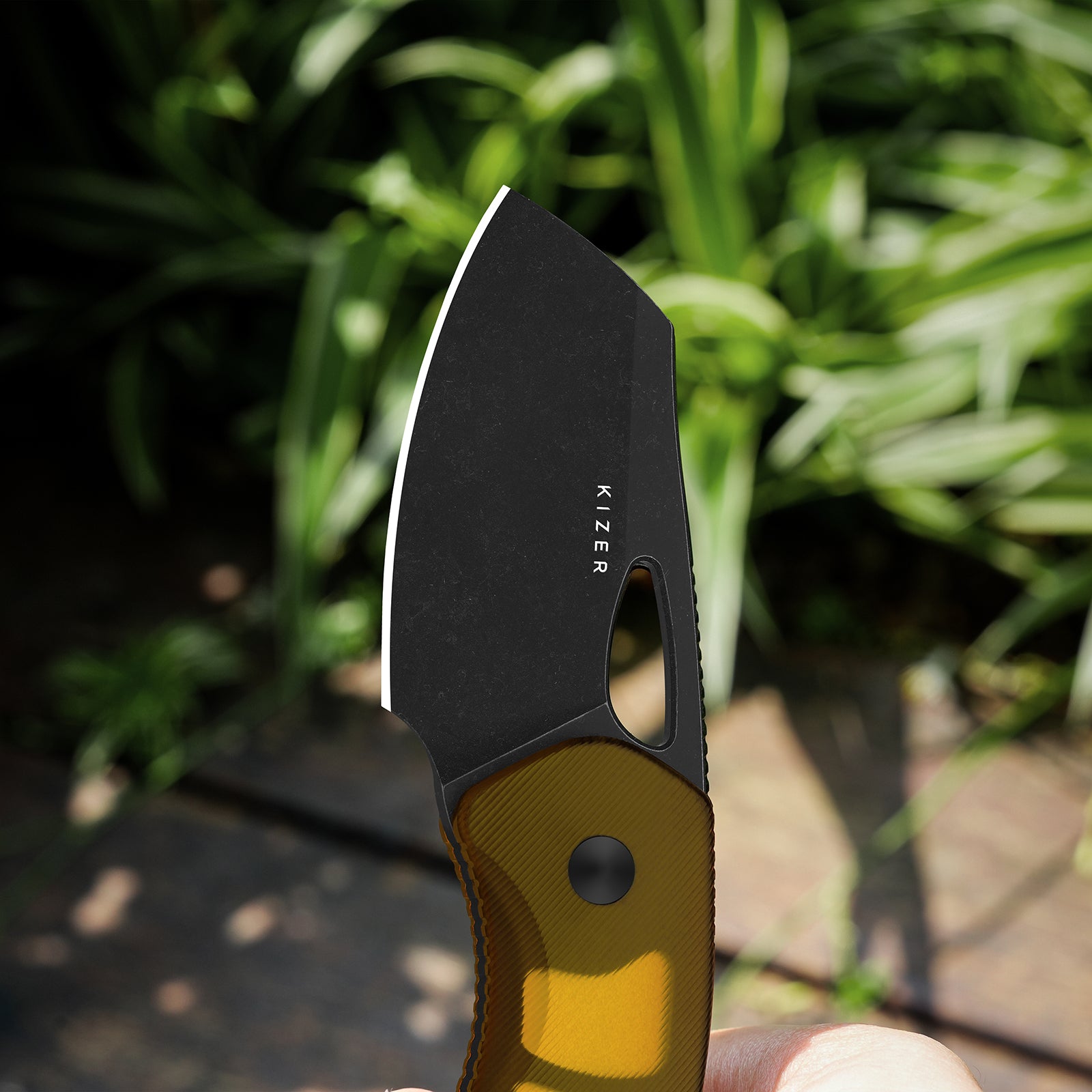 Hornet | Bee Belly Hollowed-out Handle | 14C28N | Fixed Blade | KizerV™ 1074A2