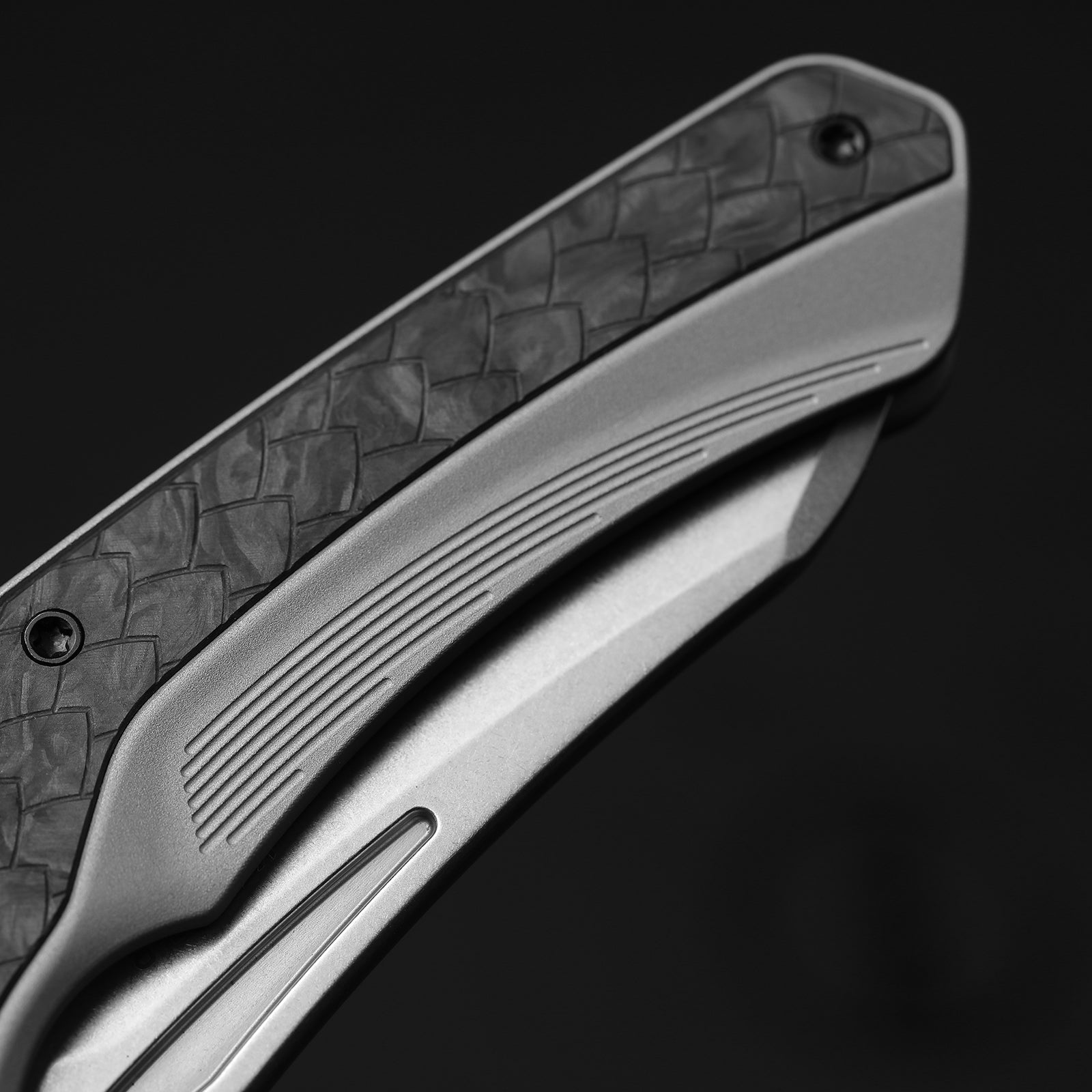 Draca | Flipper | S45VN | GID | Aluminum & Carbon Fiber | KizerB™ 4751A1
