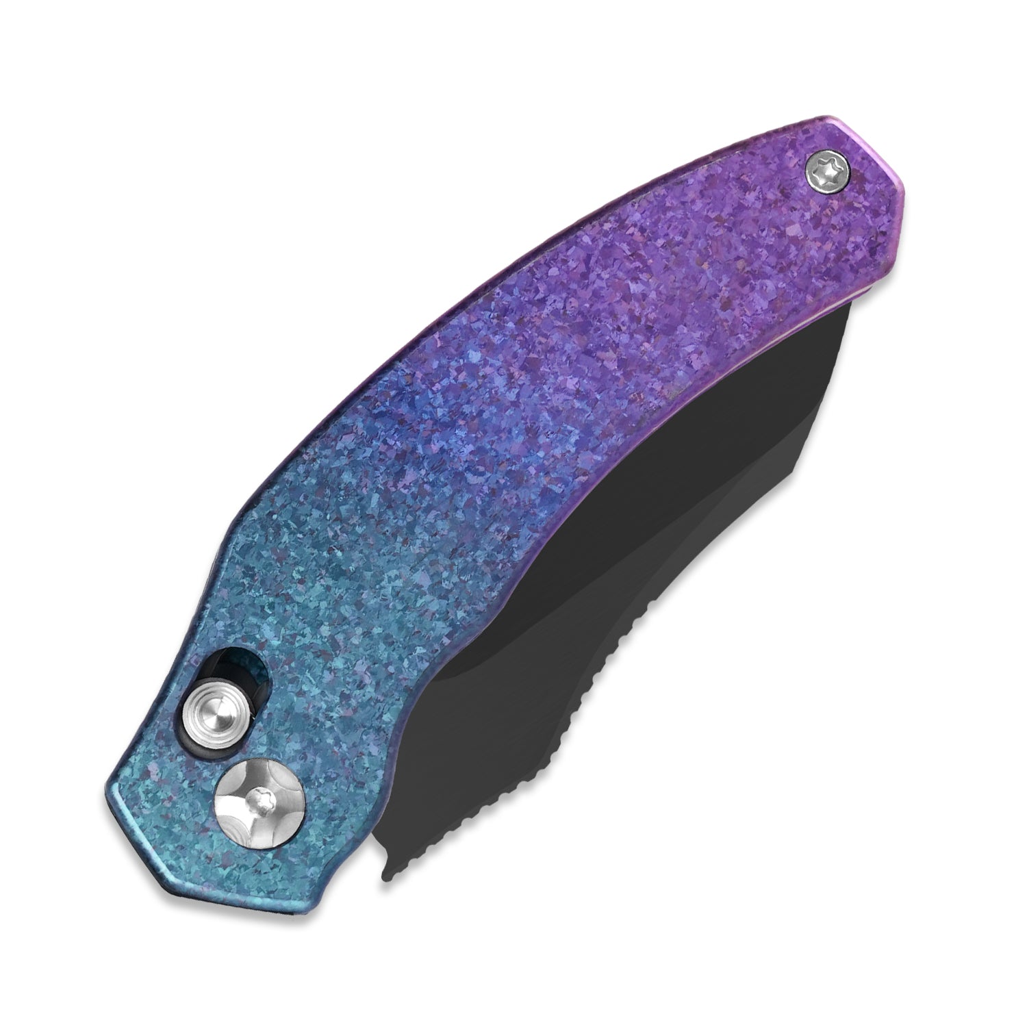 Mini Bulldog | S45VN | Titanium & Crystallized Titanium | KizerB™ 3672SA1