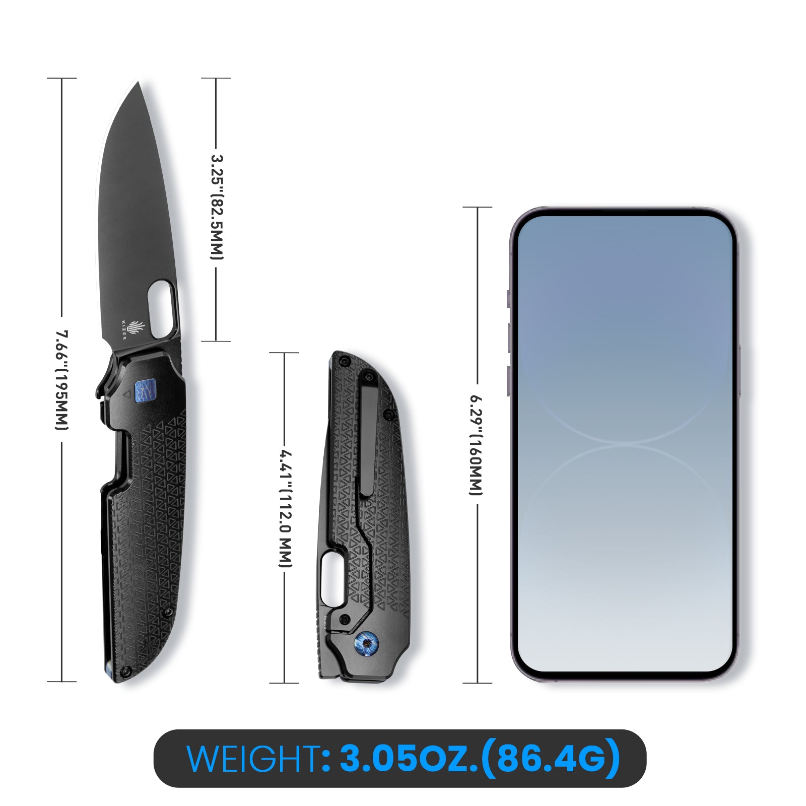 Varatas | S35VN | Titanium | KizerB™ 3637A2