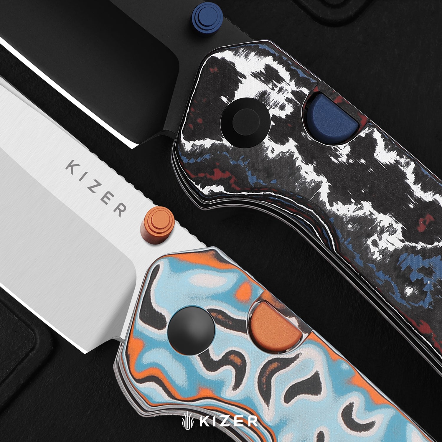 Madrac | Kizer Button Liner Lock™ | Norplex UltreX™ Micarta | 14C28N + Flat Grind | KizerV™ 3693BSA1