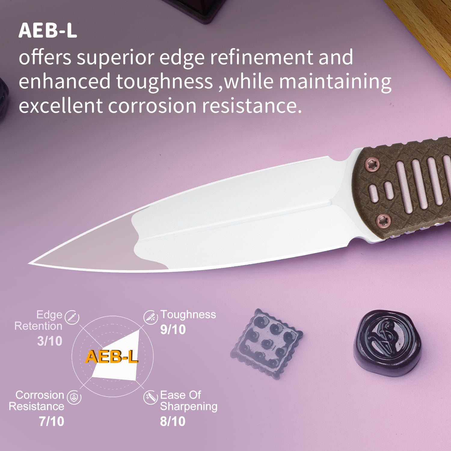 Hidden Agenda | AEB-L | G10 & Aluminum | KizerV™ 1083A4