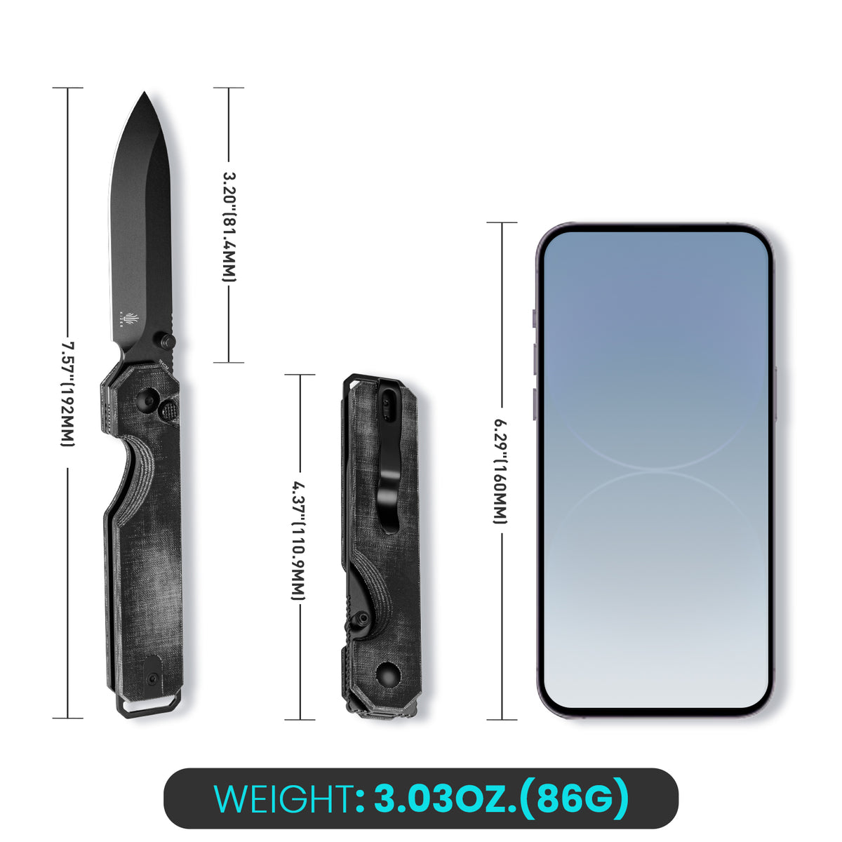 KUH | 154CM | Micarta | V3649C1