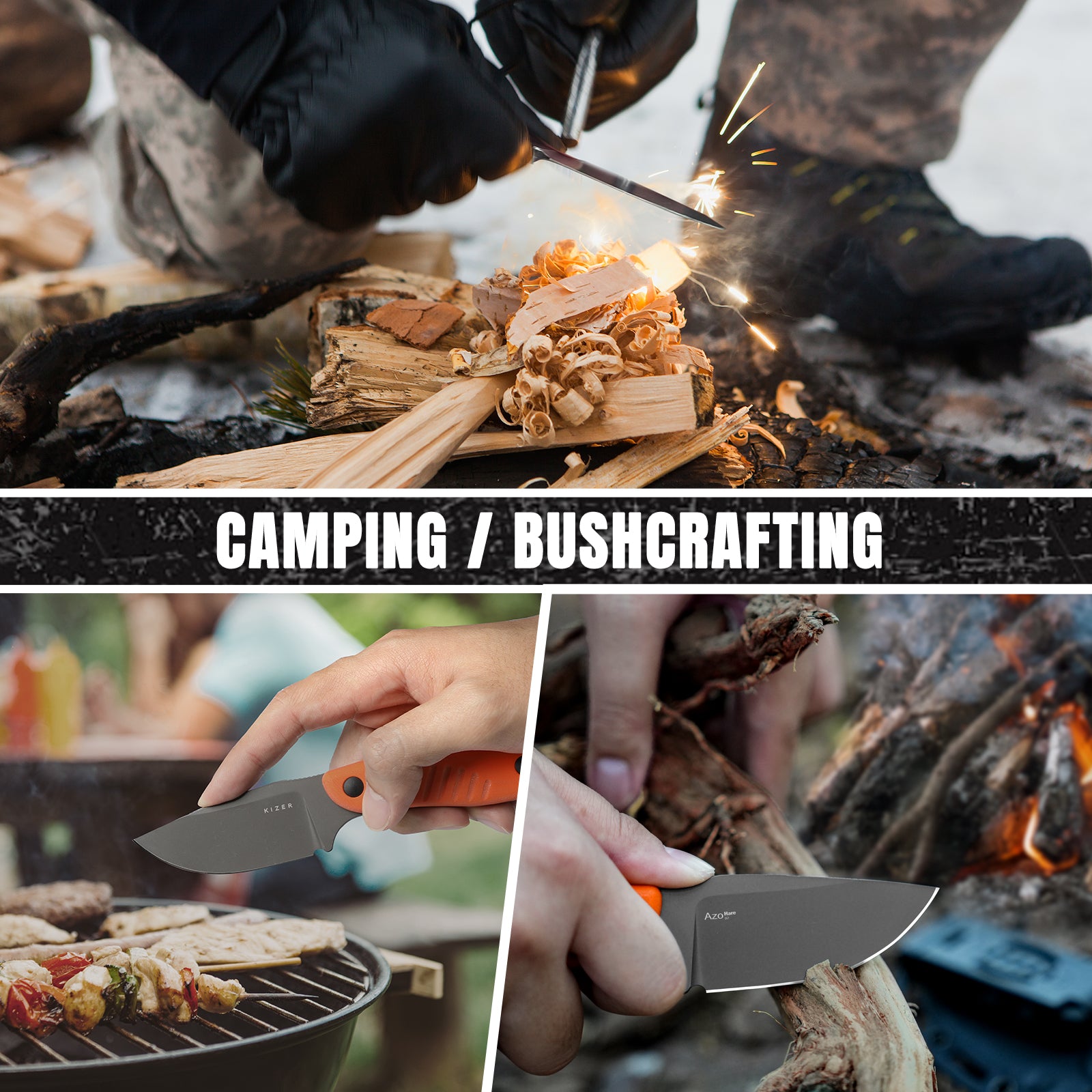 Hare | D2 | Orange G10 | KizerV™ 1077A1