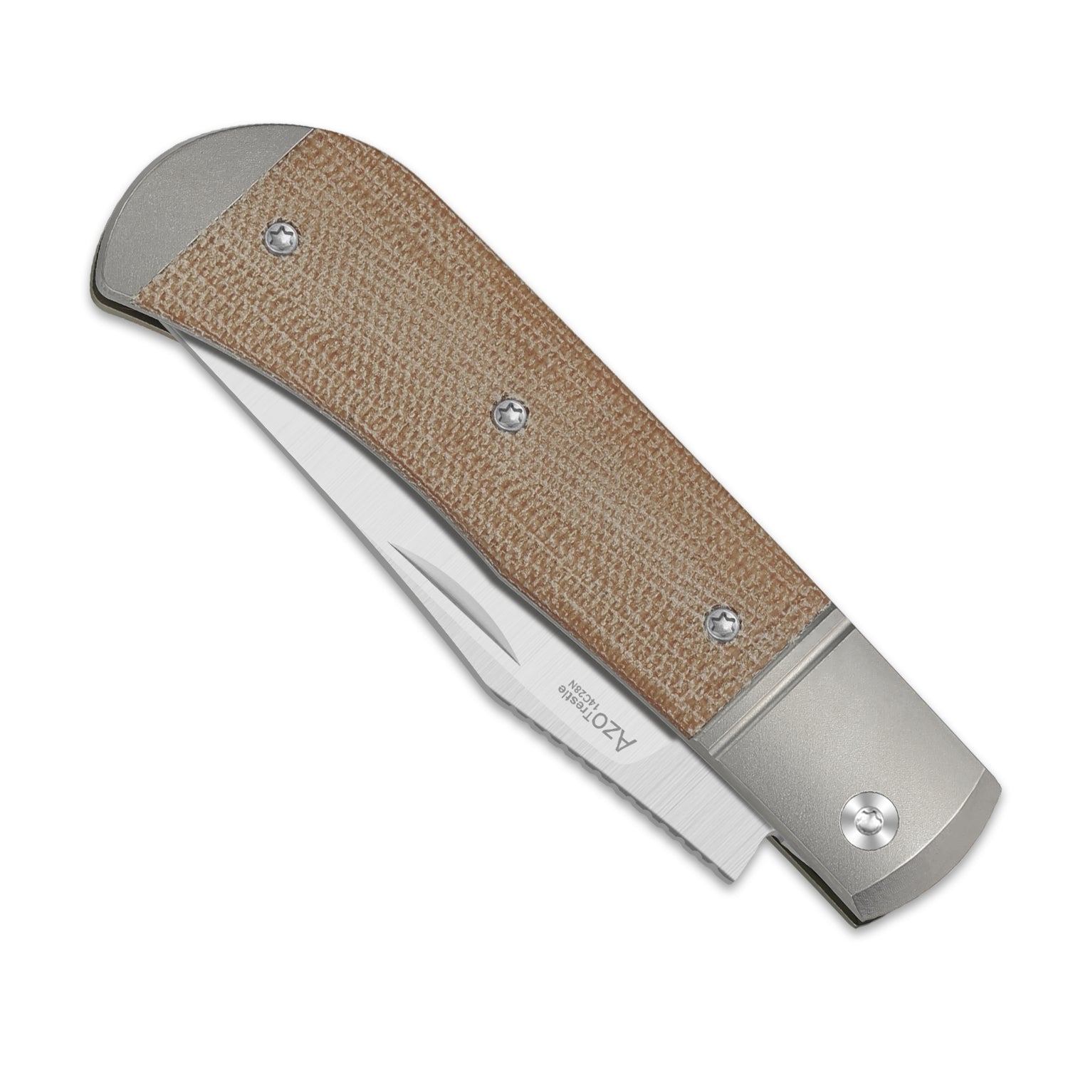 Trestle | 14C28N | Titanium & Micarta | KizerV™ 3761A1