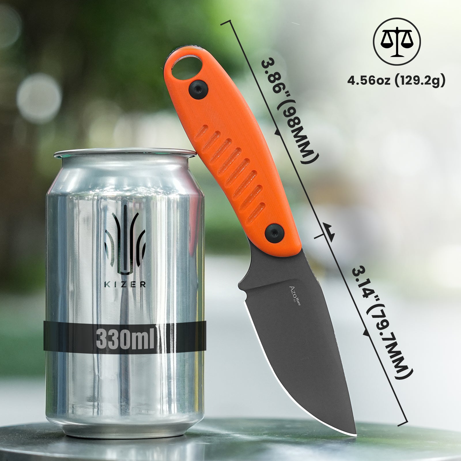 Hare | D2 | Orange G10 | KizerV™ 1077A1