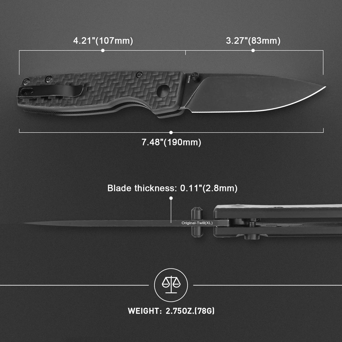 Original(XL) | 154CM | Carbon Fiber | V4605M1