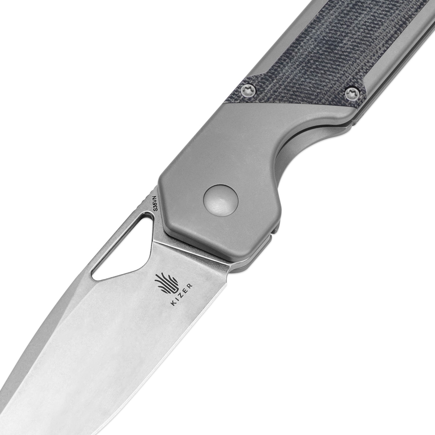 Militaw®  | S35VN | Titanium+Micarta | KizerB™ 3634A1