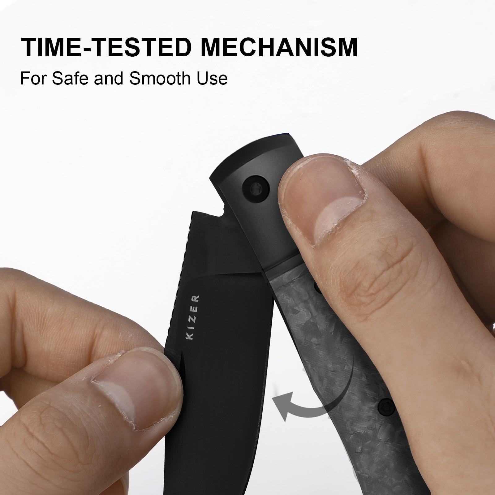 Trestle | S45VN | Titanium & Carbon Fiber | KizerB™ 3761A1