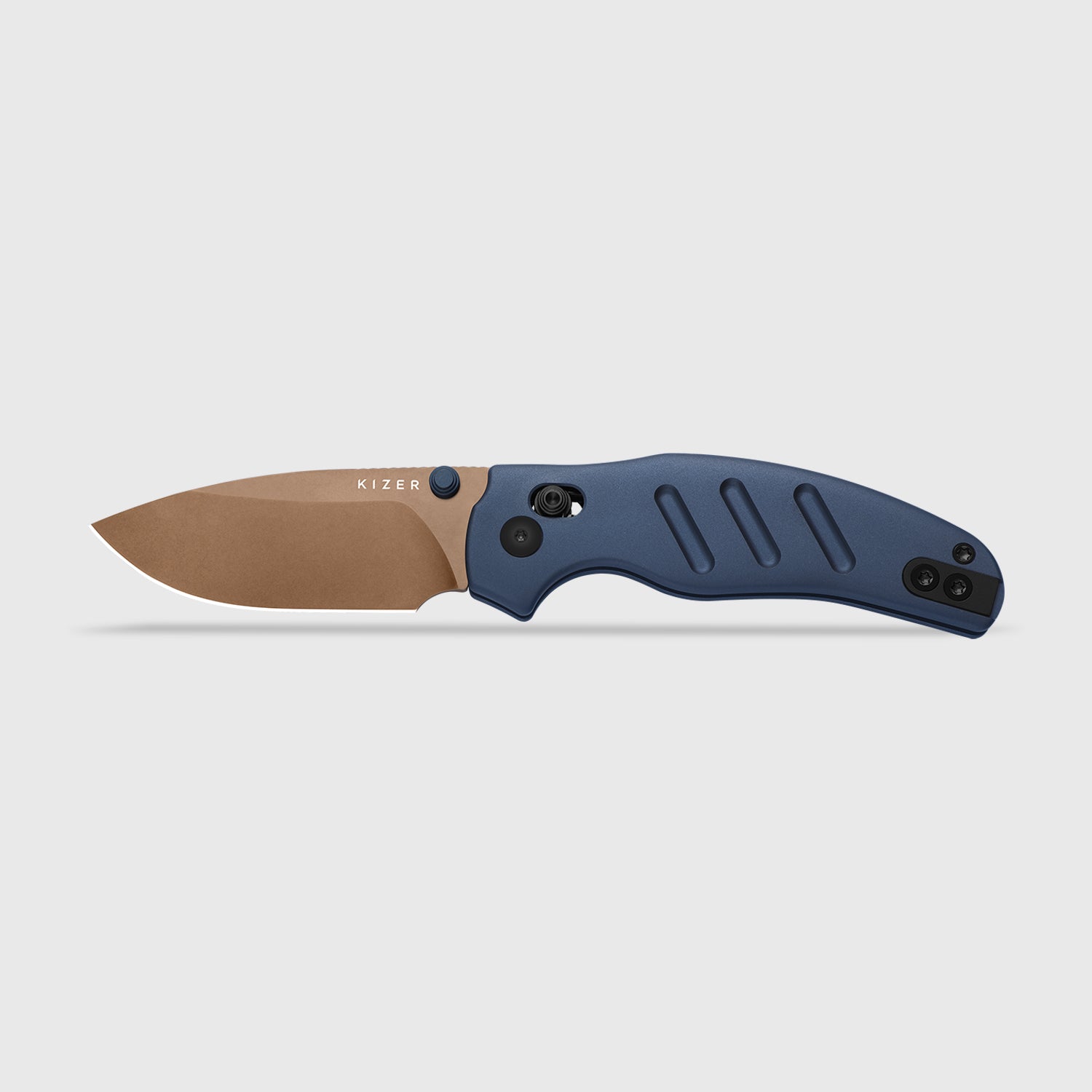 Sheepdog® Knives C01C | Kizer Clutch Lock™ | ELMAX | Aluminum | Sunset Metal PVD | KizerB™ 3488.29CDA1