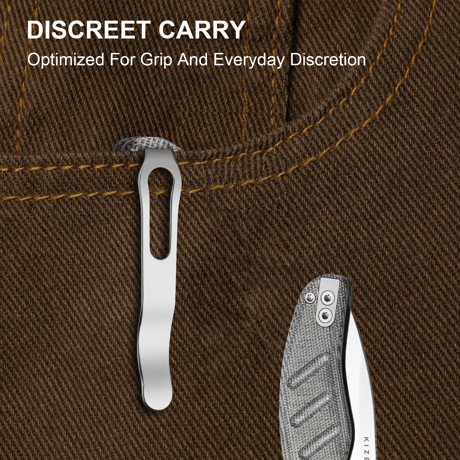 Sheepdog® Knives C01C | Kizer Clutch Lock™| ELMAX | Norplex UltreX™ Micarta | KizerB™ 3488.29CDA2