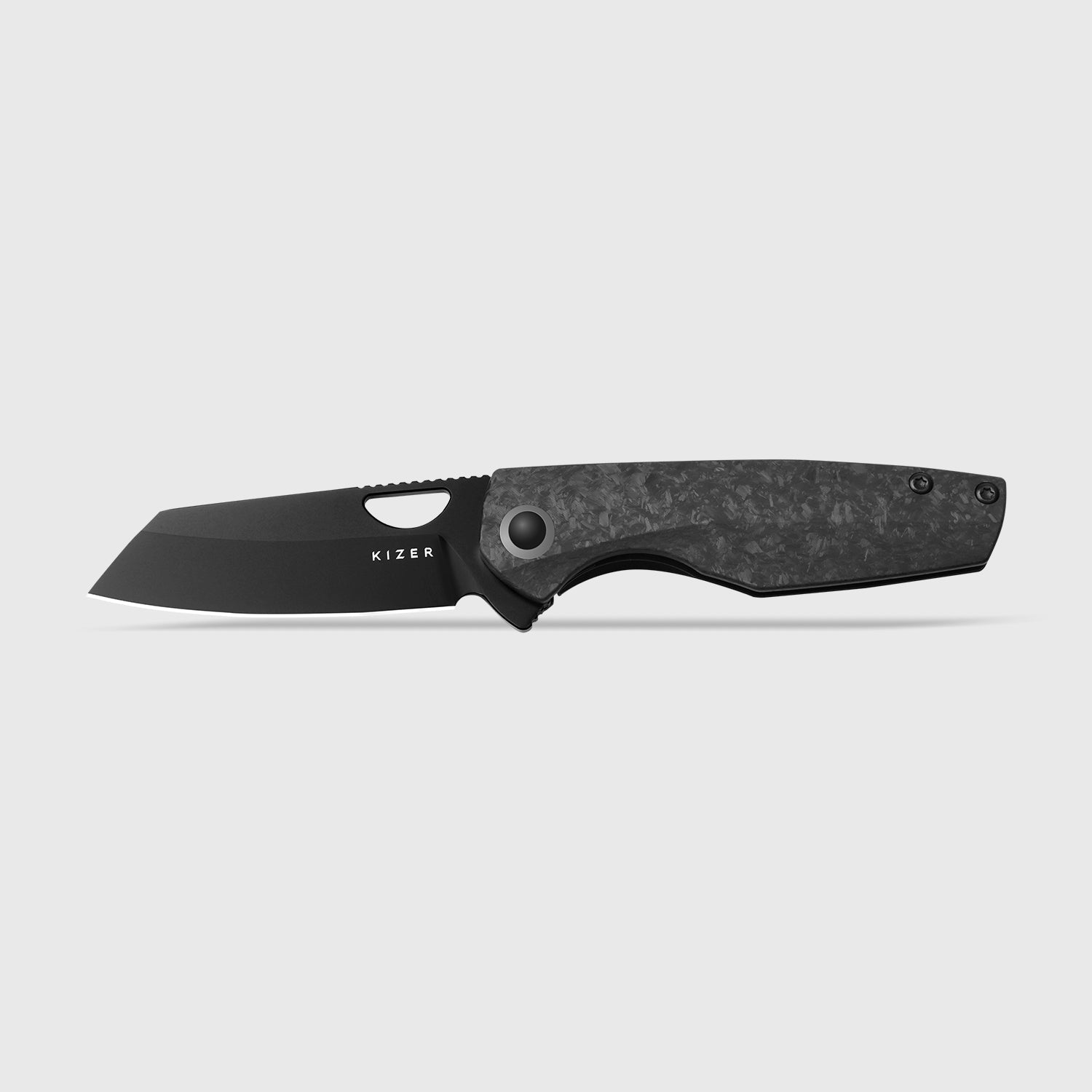 Sparrow | S45VN | Marble Carbon Fiber+Titanium | KizerB™ 3628A2