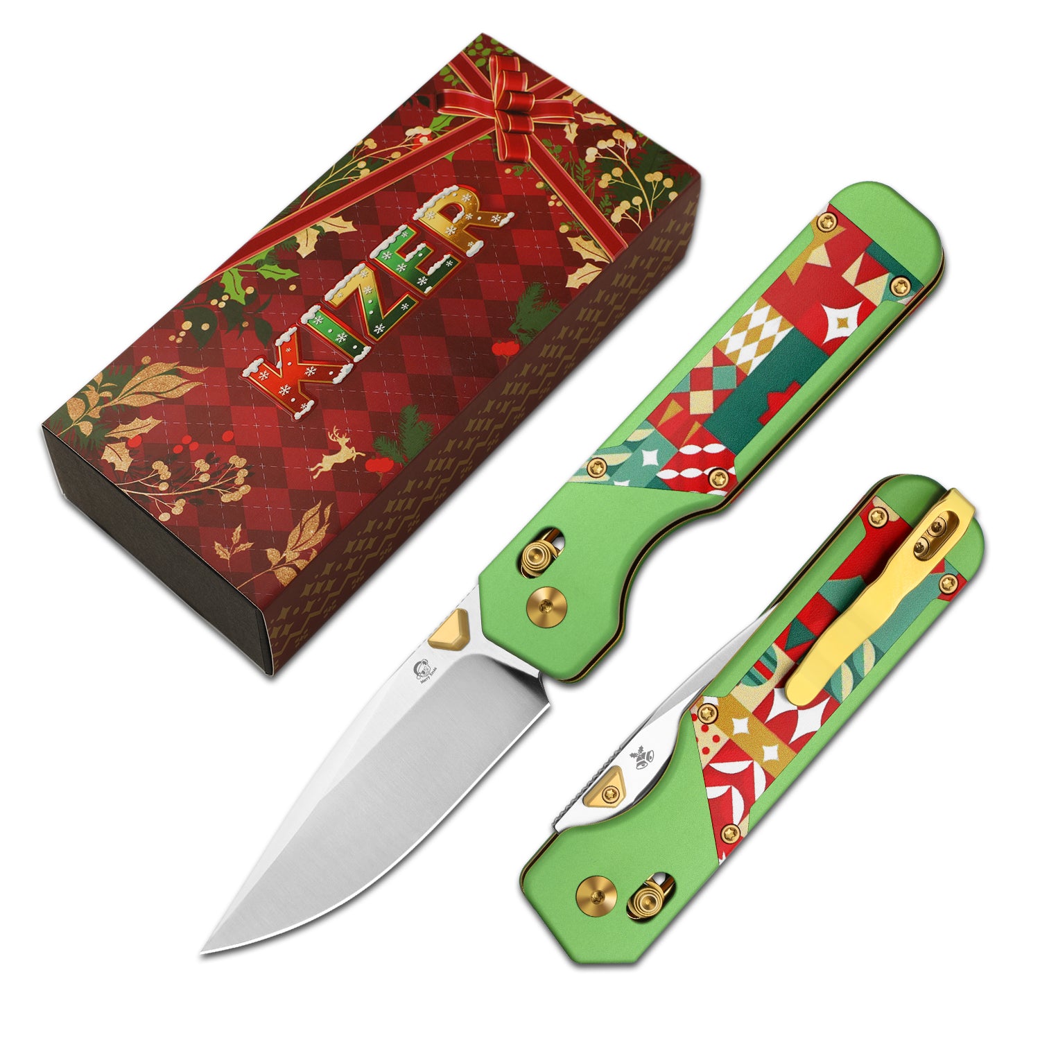 Christmas | Militaw® | S45VN | Aluminum & G10 | KizerB™ 3634MC1 | Limited