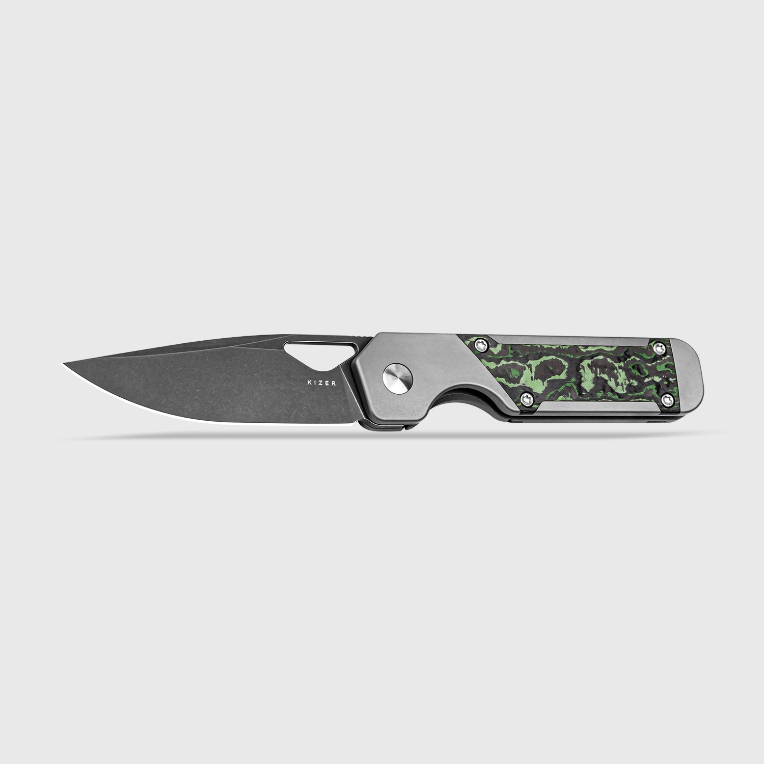 Mini Militaw® | S45VN | Titanium+Jungle Wear | KizerB™ 3634SA2