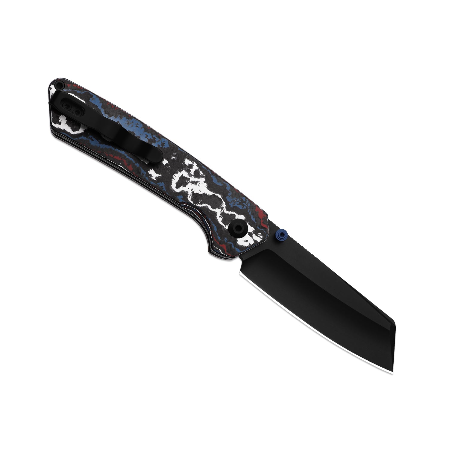 Madrac | Kizer Button Liner Lock™ | Fatcarbon Nebula | S45VN + Hollow Grind | KizerB™ 3693A1