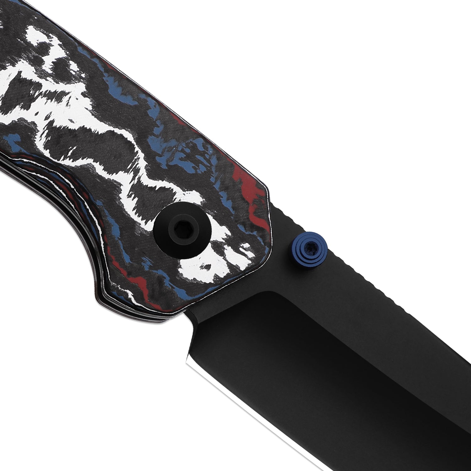Madrac | Kizer Button Liner Lock™ | Fatcarbon Nebula | S45VN + Hollow Grind | KizerB™ 3693A1