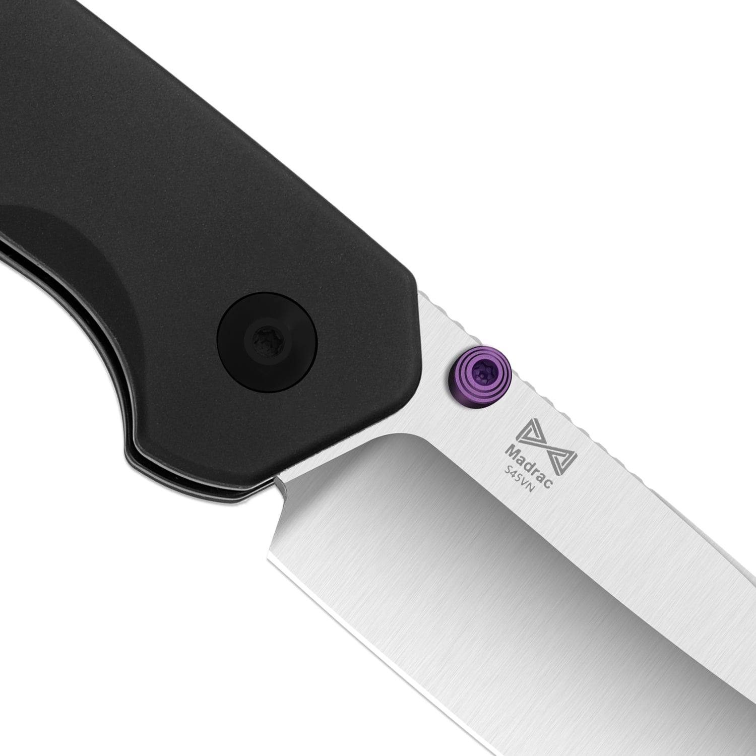 Madrac | Kizer Button Liner Lock™ | Aluminum | S45VN + Hollow Grind | KizerB™ 3693A2