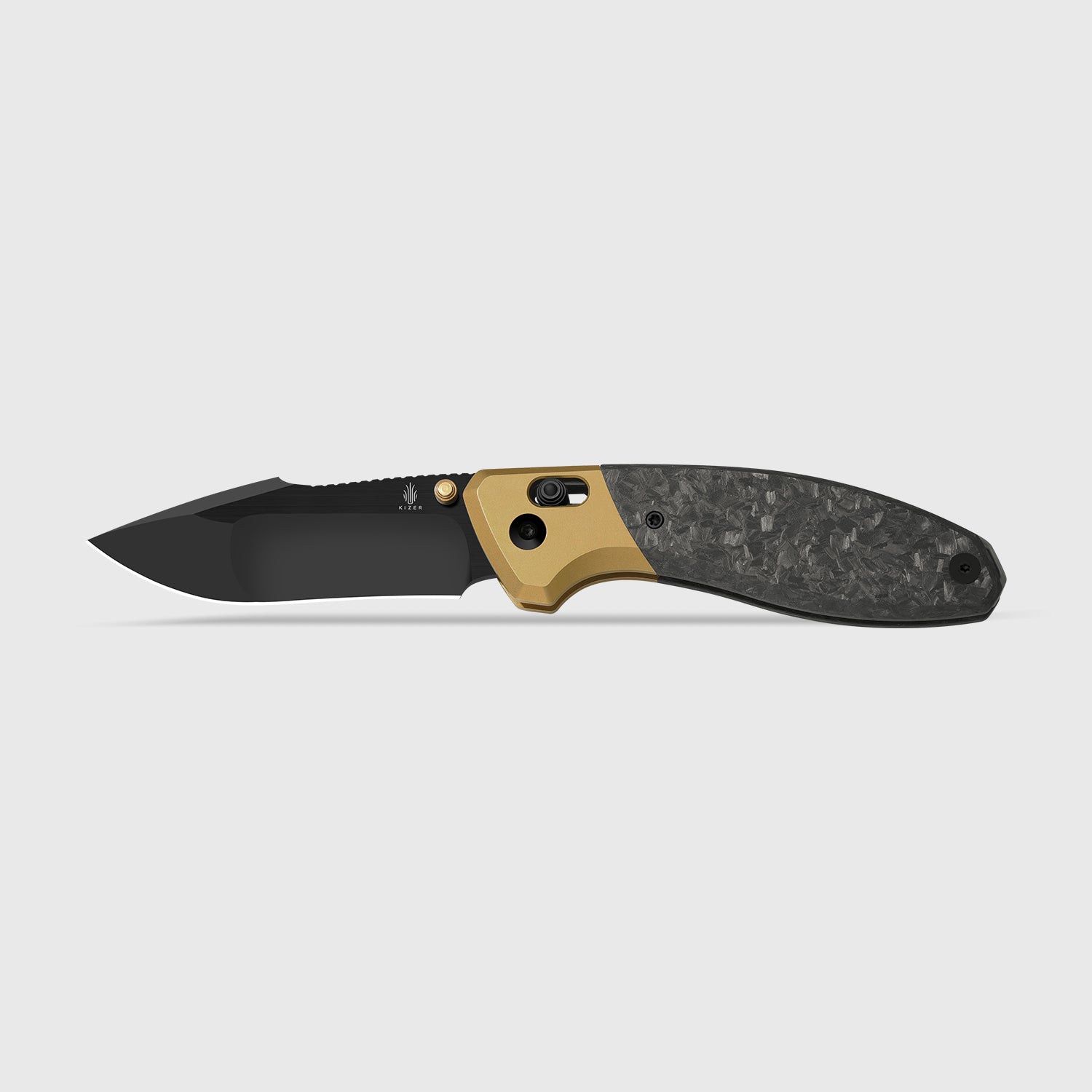 Staffi | S45VN | Titanium & Carbon Fiber | KizerB™ 3695A1