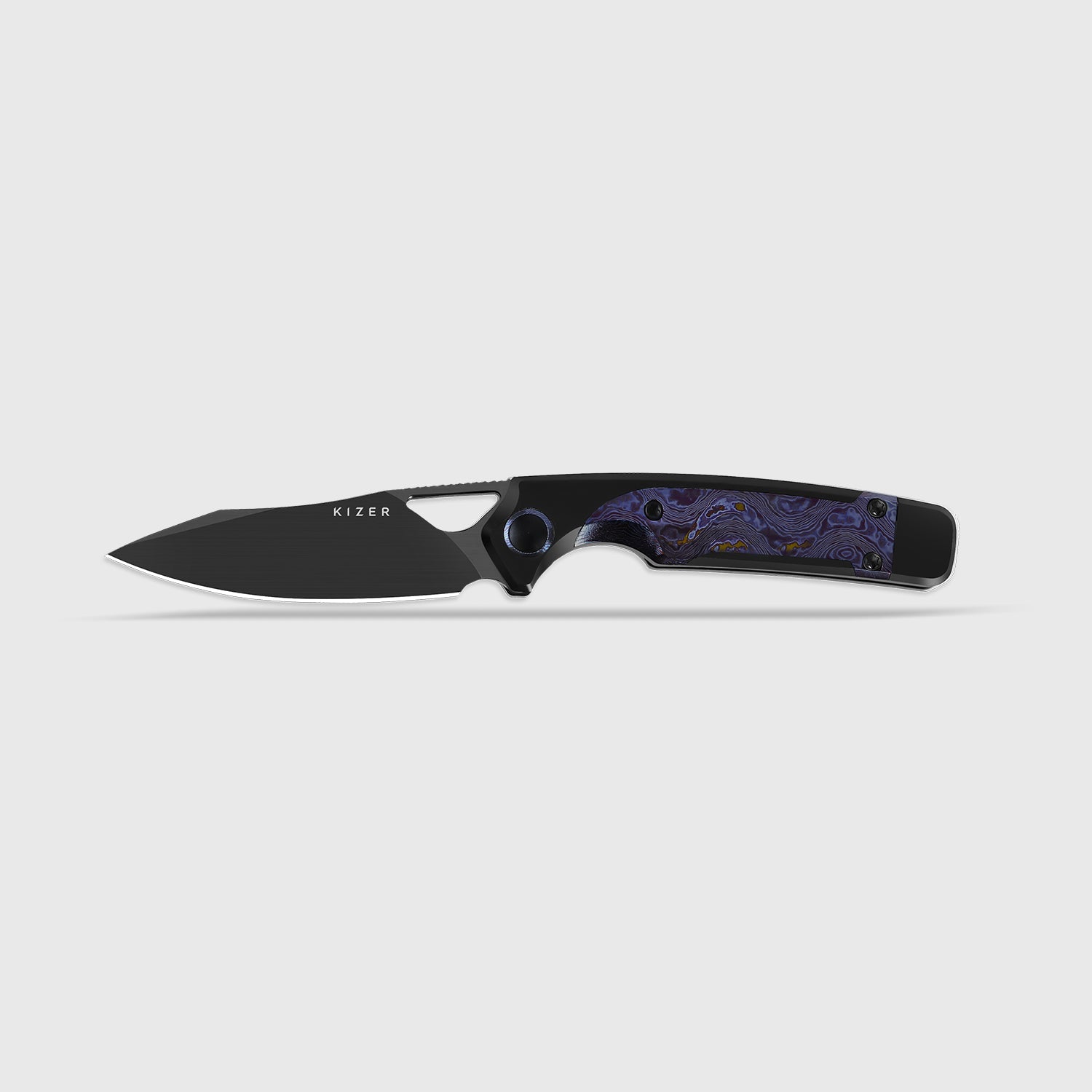 Ara | CPM CruWear | Titanium & Timascus | KizerB™ 3729A4