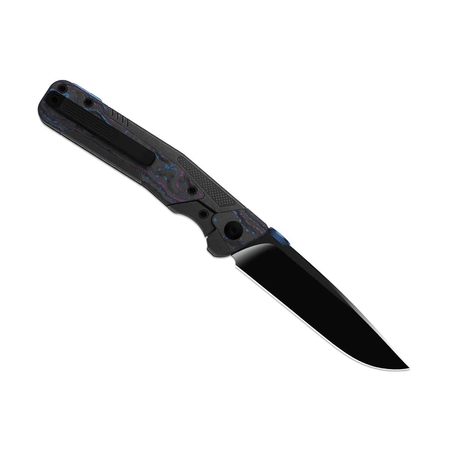 Sable Chief | K390 | Polished DLC Ultra | Titanium & CamoCarbon Damtanium | KizerB™ 3745A1