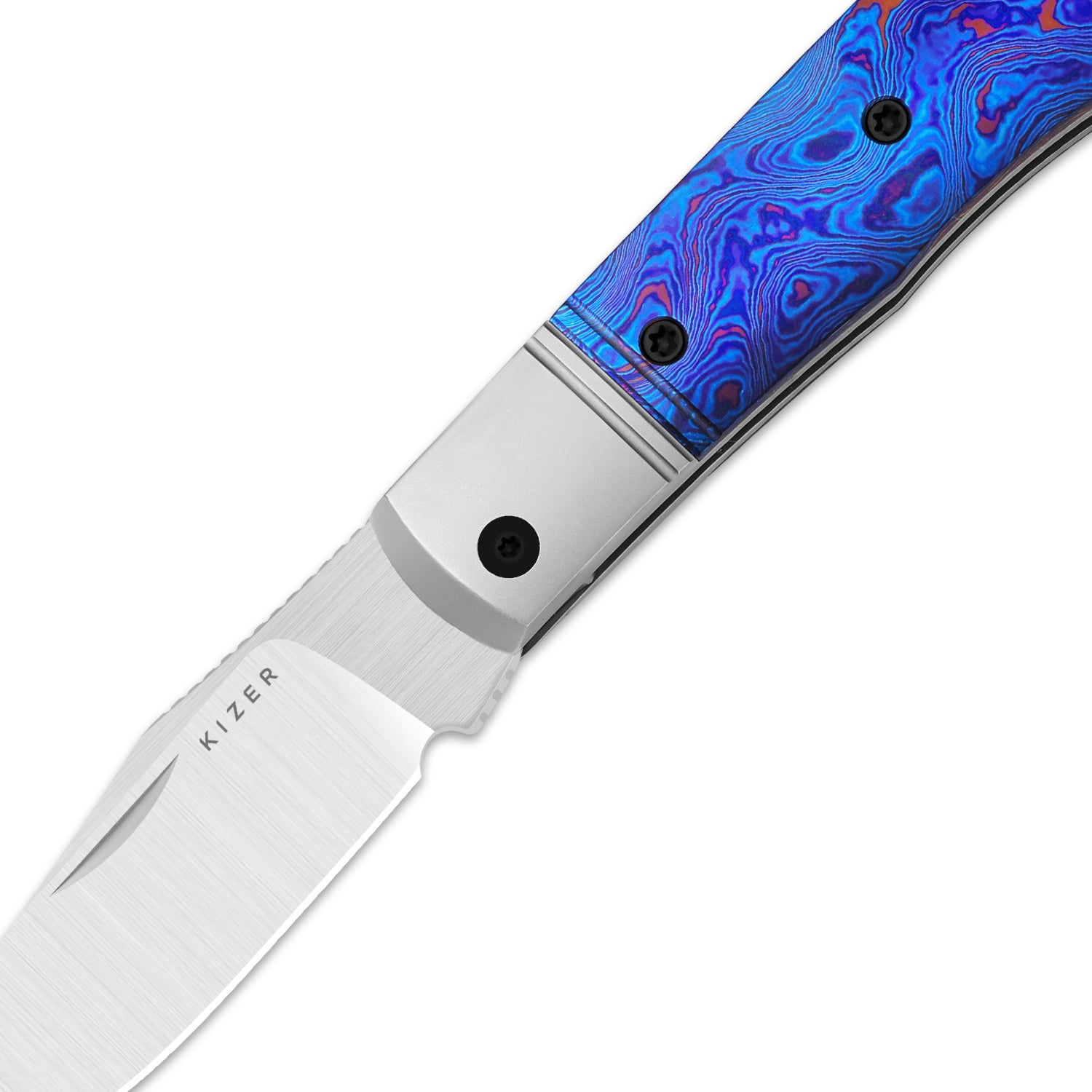 Trestle | M390 | Titanium & Timascus | KizerB™ 3761A6 | Limited