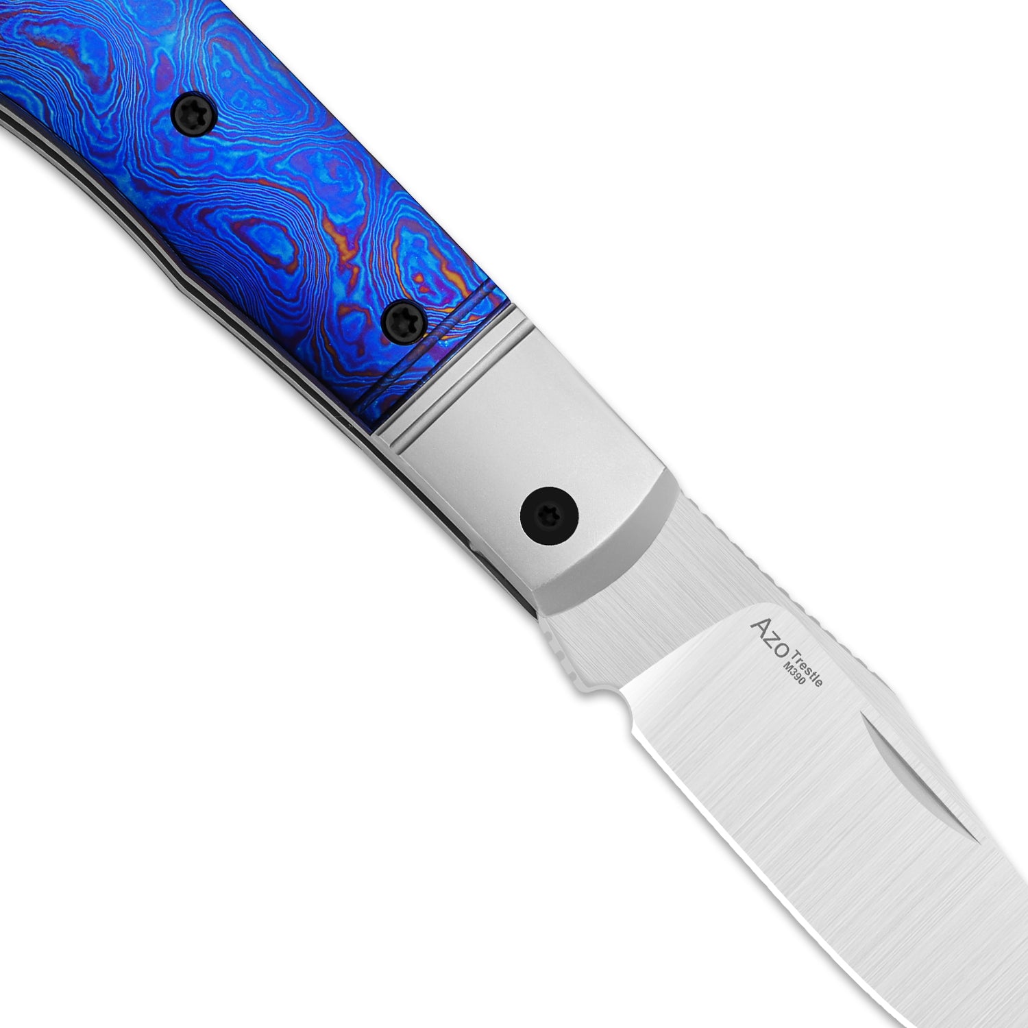Trestle | M390 | Titanium & Timascus | KizerB™ 3761A6 | Limited