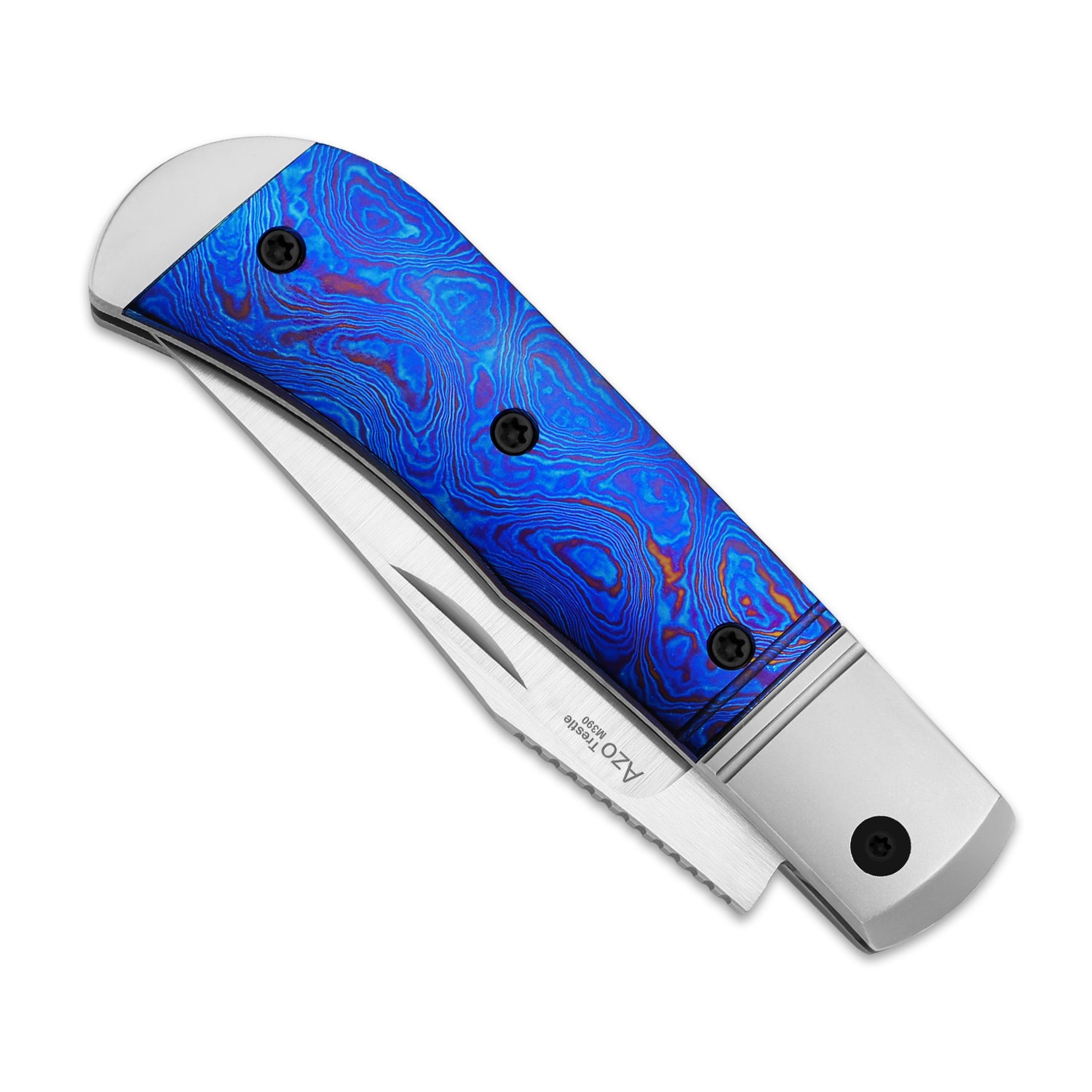 Trestle | M390 | Titanium & Timascus | KizerB™ 3761A6 | Limited