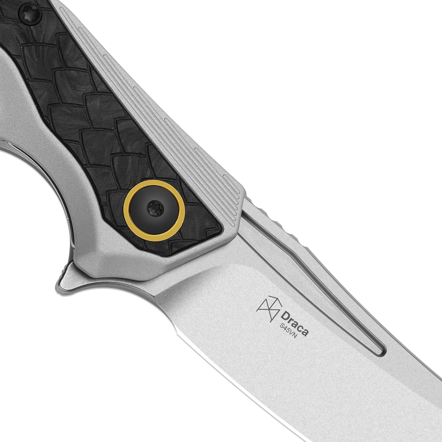 Draca | Flipper | S45VN | GID | Aluminum & Carbon Fiber | KizerB™ 4751A1