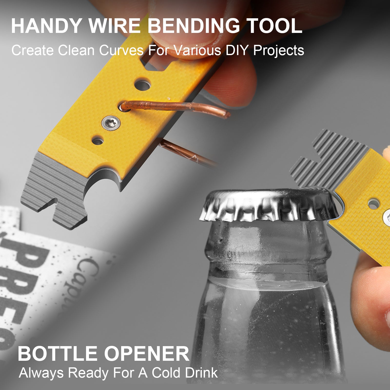 Kizer Titanium & G10 EDC Multi-Functional Tools Jade Pac-Bar