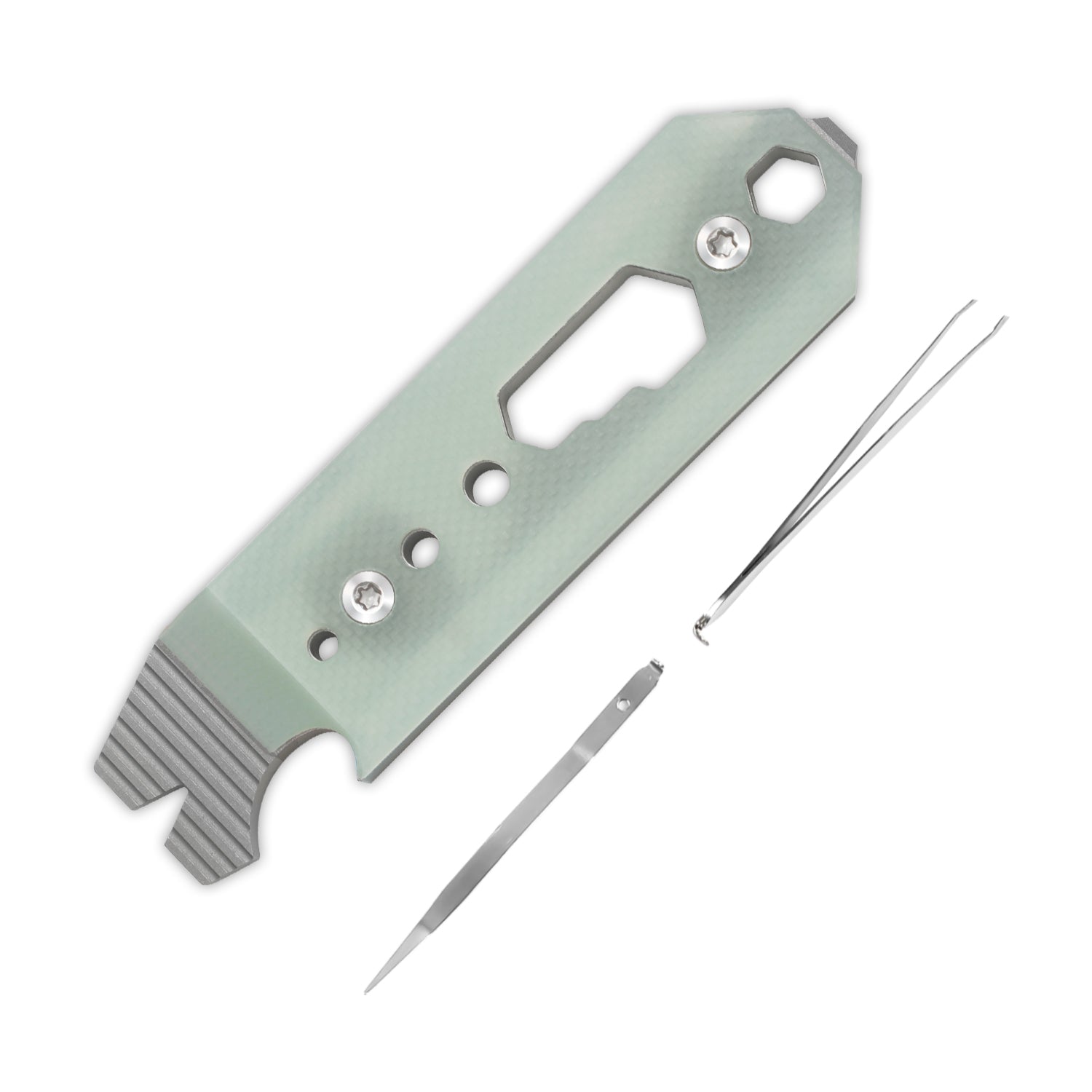 Kizer Titanium & G10 EDC Multi-Functional Tools Jade Pac-Bar