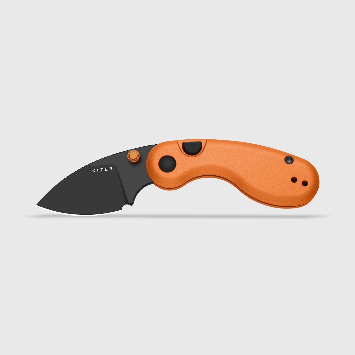 Microbe™ | Kizer Button Liner Lock™ | 14C28N | Aluminum | KizerV™ 2742A3
