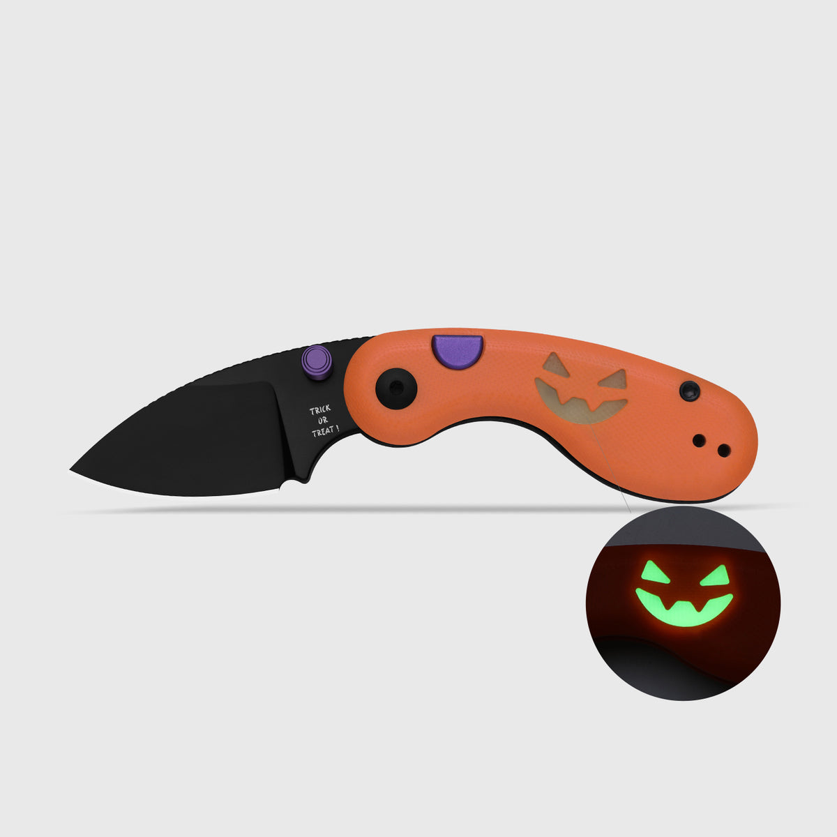 Halloween | Microbe™ | 14C28N | Classic G10 Handle with GID G10 Inlays | KizerV™ 2742HW1 | Halloween Special Edition