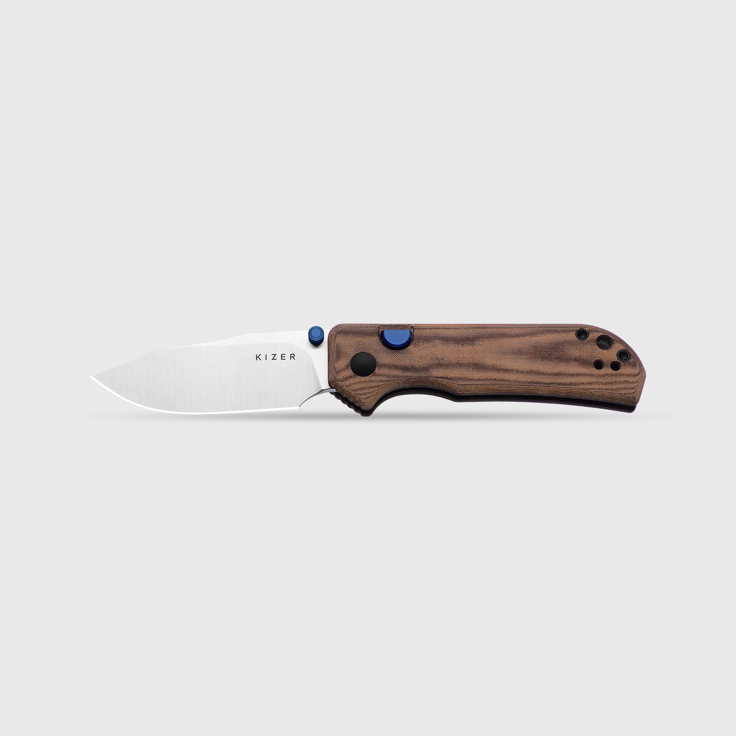 Nice Guy | Clip Point | AEB-L + Satin | Norplex UltreX™ Micarta | KizerV™ 3011BCA1