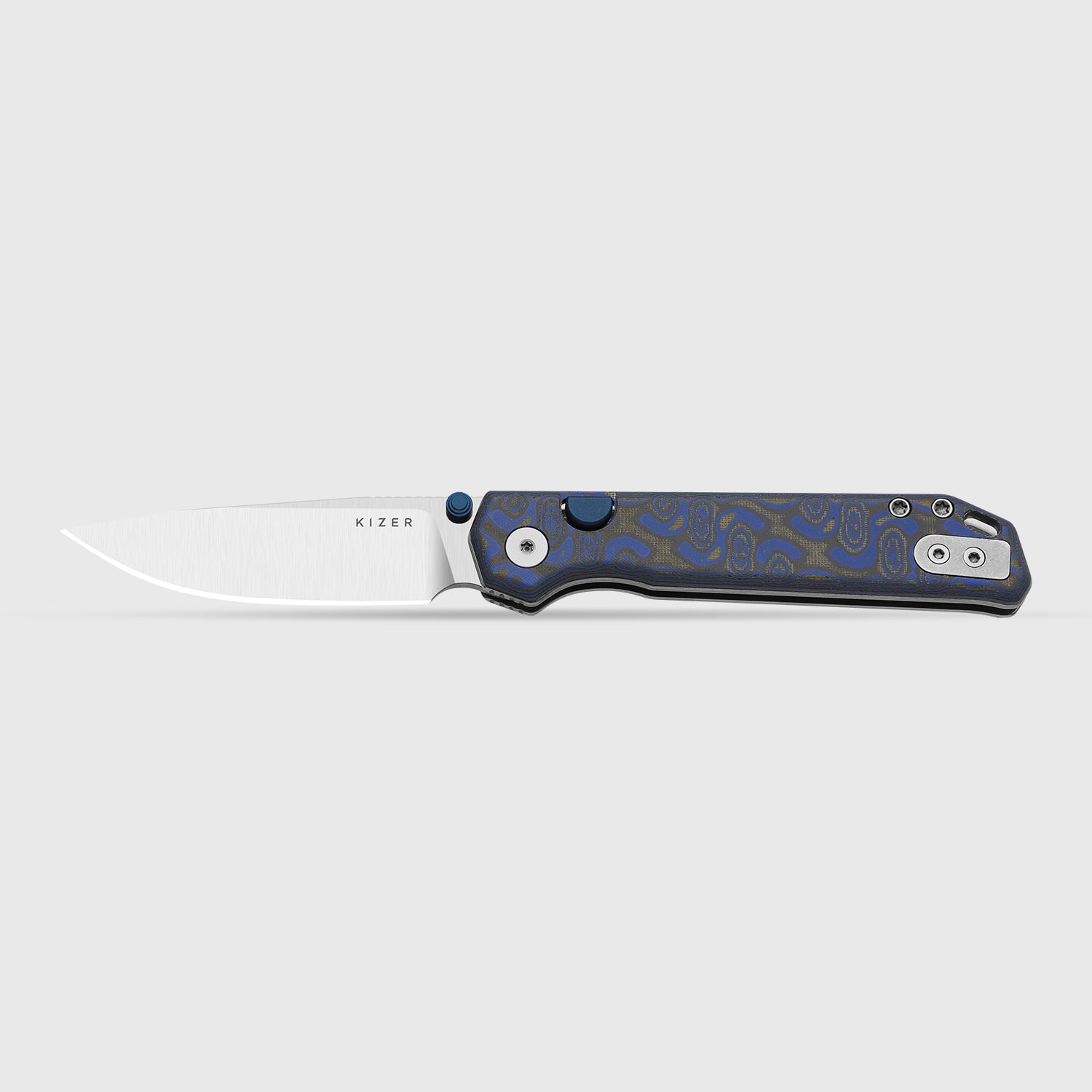 Begleiter 2.9 | Kizer Button Liner Lock™ | Vortex Pattern Micarta | BD1N | KizerV™  3458.2BDA1
