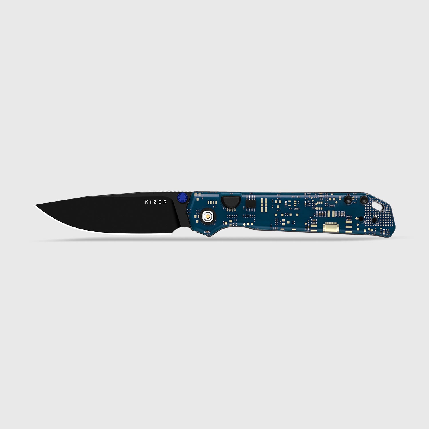 Begleiter PCB | Kizer Button Liner Lock™ | BD1N | Resin & PCB | Black PVD Coating | KizerV™ 3458.2BDA6