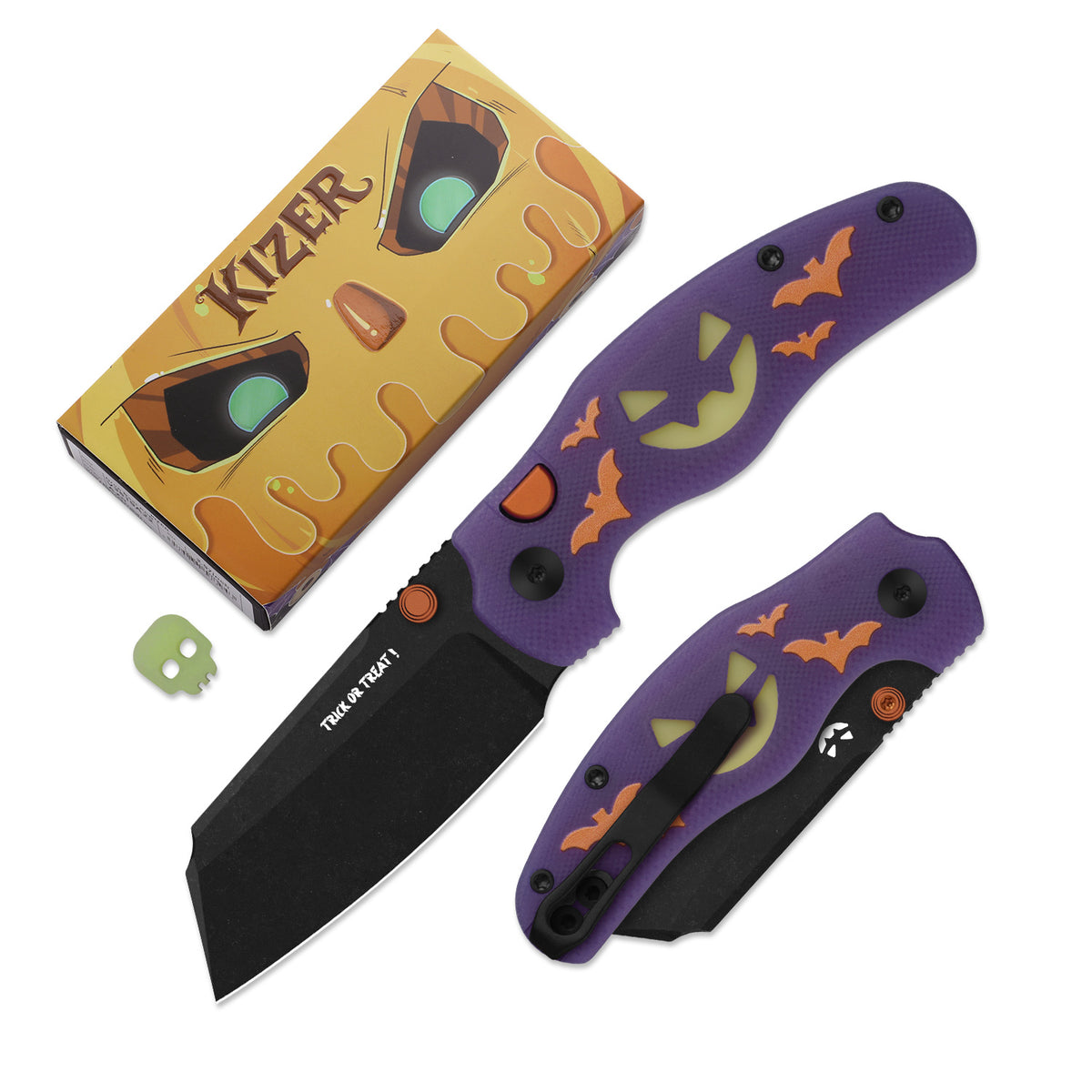 Halloween | C01C 275 | AEB-L | Dual-Color GID Handle | KizerV™ 3488.27HW1 | Halloween Special Edition