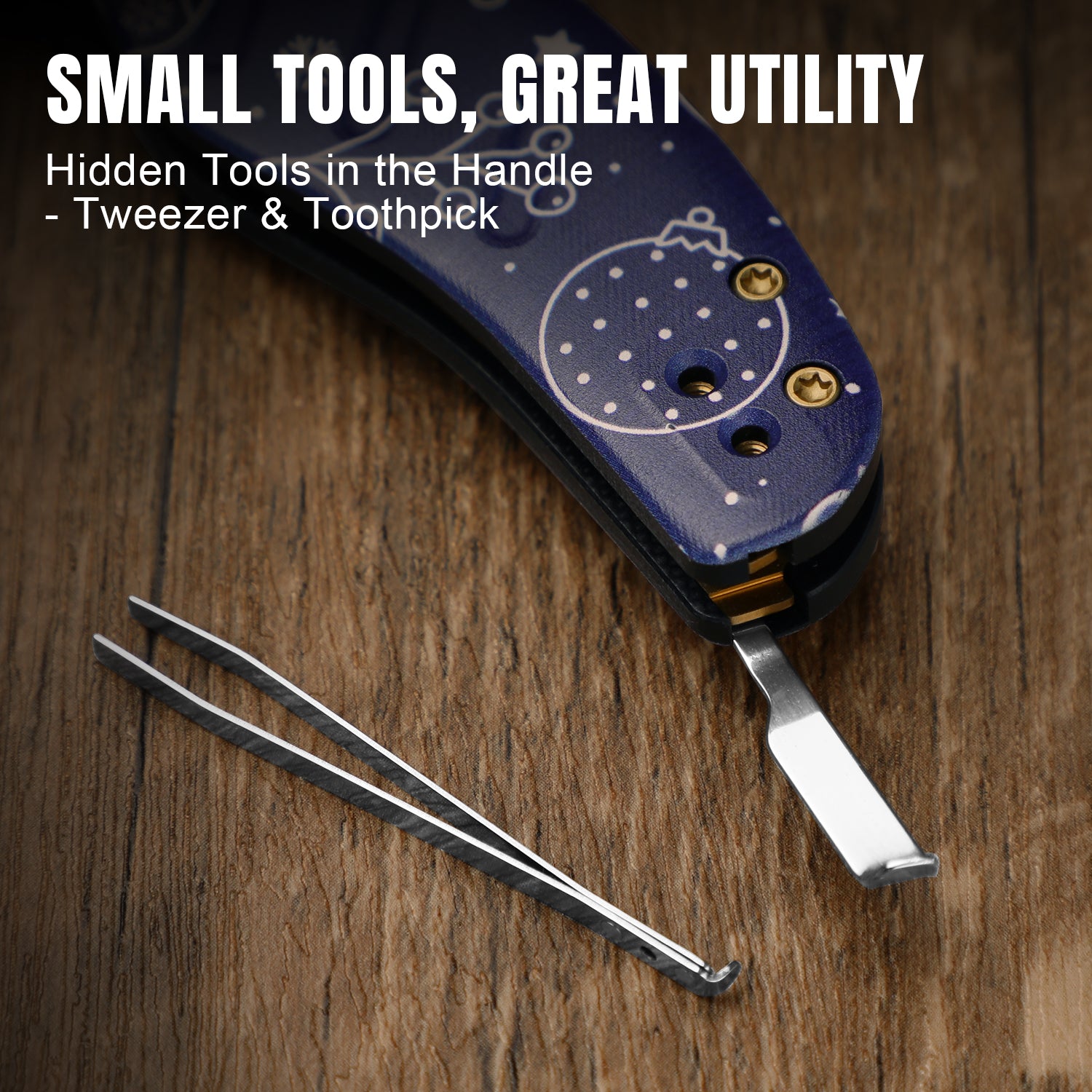 Merry Christmas | Sheepdog® C01C 2.9 | Kizer Button Liner Lock™ | Utility Knives | KizerV™ 3488.29JMC2 | Limited