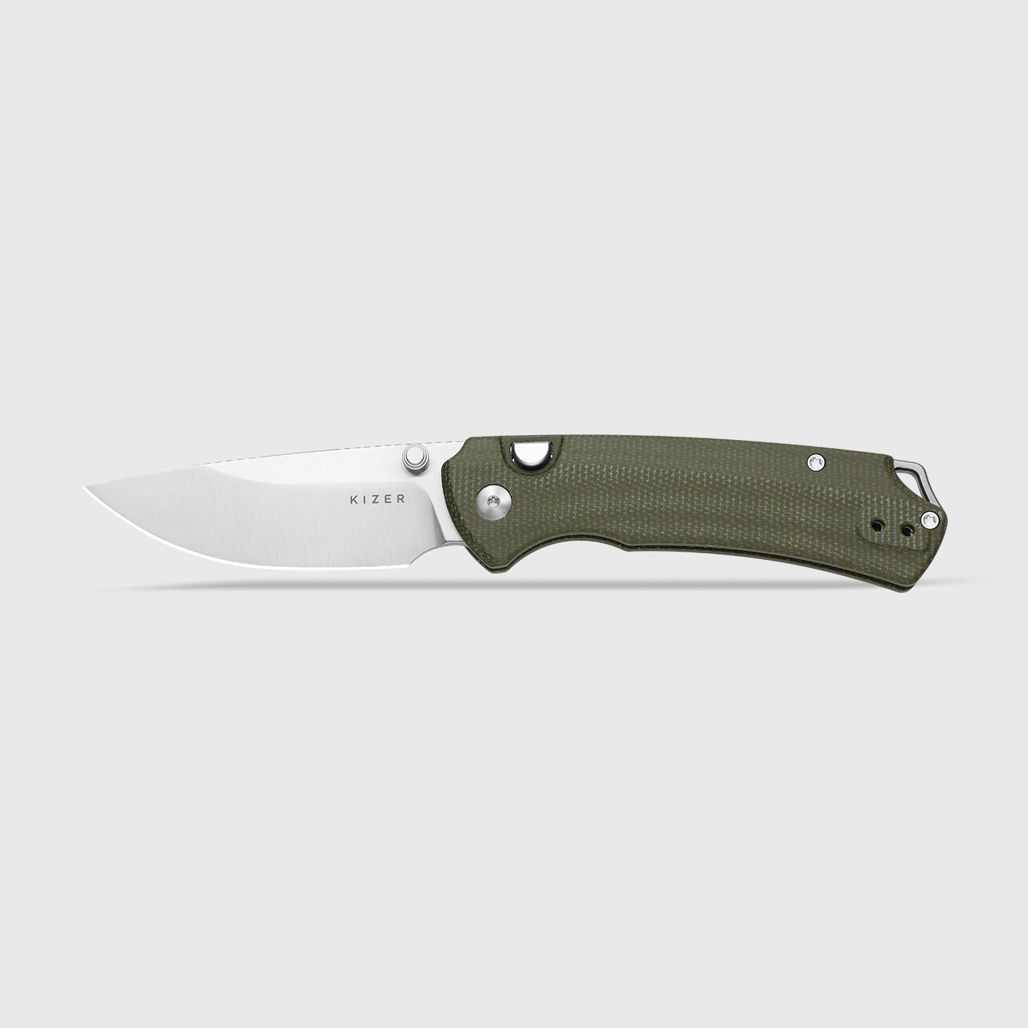 T1 BD | Button Liner Lock™ | Nitro-V | Micarta | KizerV™ 3490.2BA1