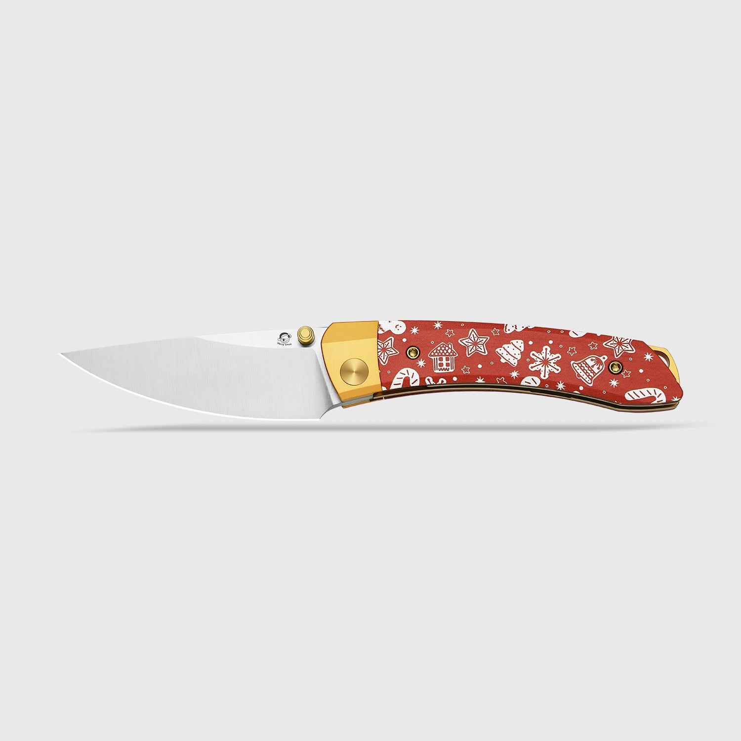 Christmas | Mini MoMo | Nitro-V | Aluminum & Micarta | KizerV™ 3663MC1 | Limited
