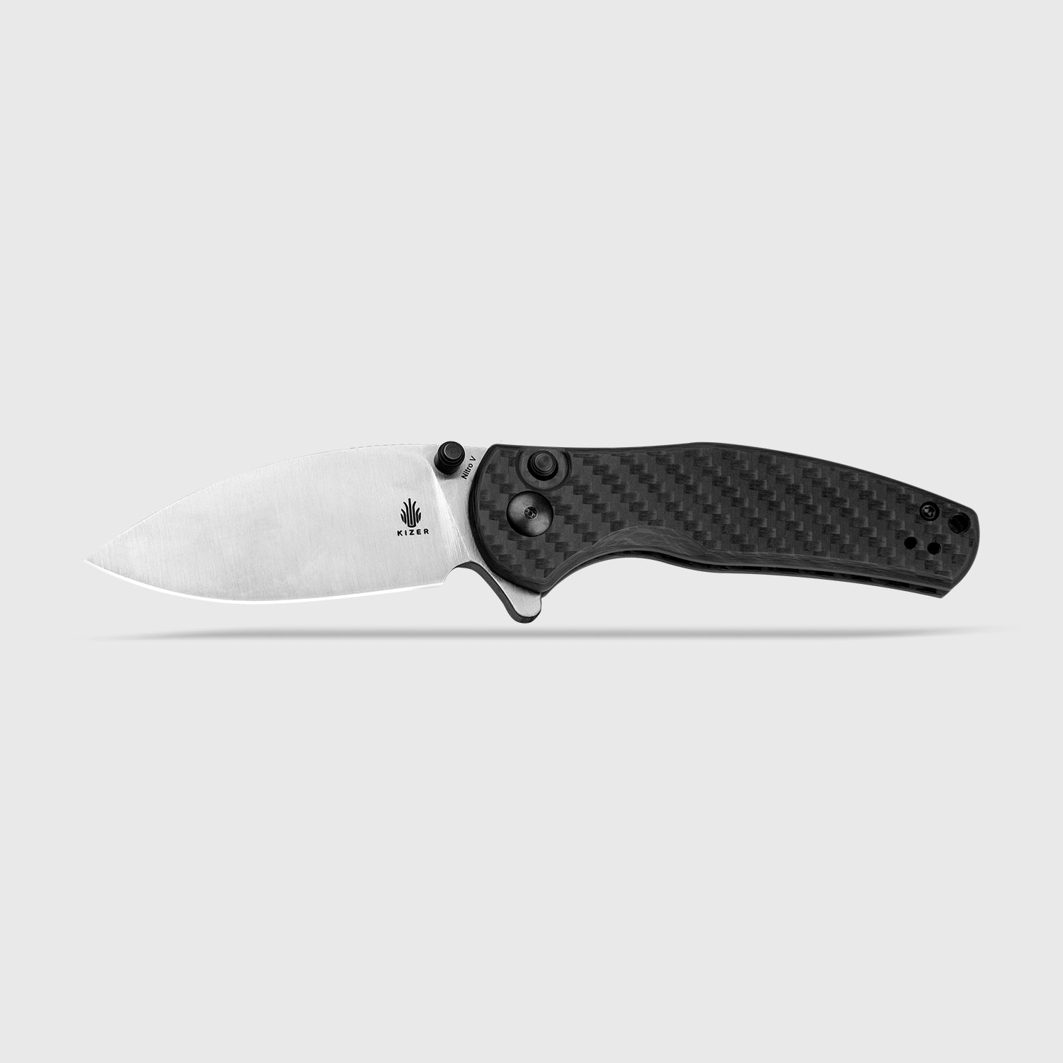 Mini Grouper | Nitro V | G10 Carbon Fiber | KizerV™ 3669A1