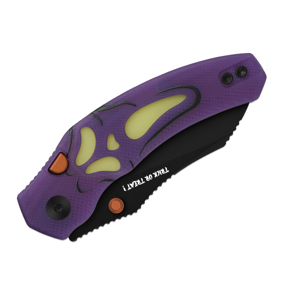 Halloween | Mini Bulldog | Nitro-V | Dual-Color GID Handle | KizerV™ 3672SBDHW1 | Halloween Special Edition
