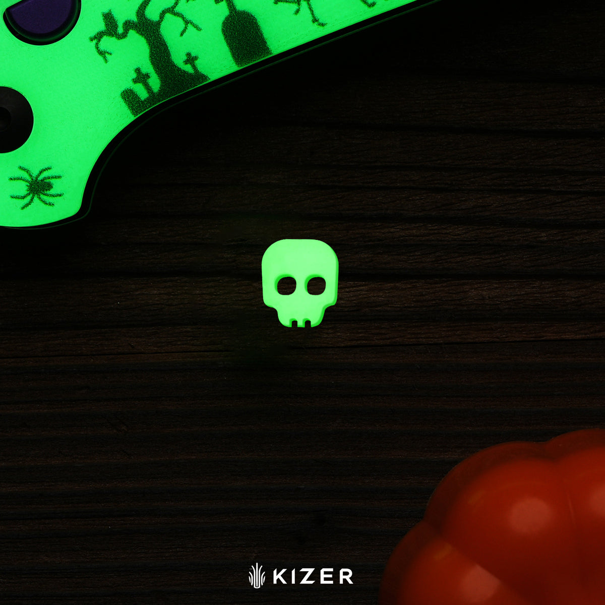 Halloween | Madrac | 14C28N | GID G10 Handle | KizerV™ 3693BSHW1 | Halloween Special Edition