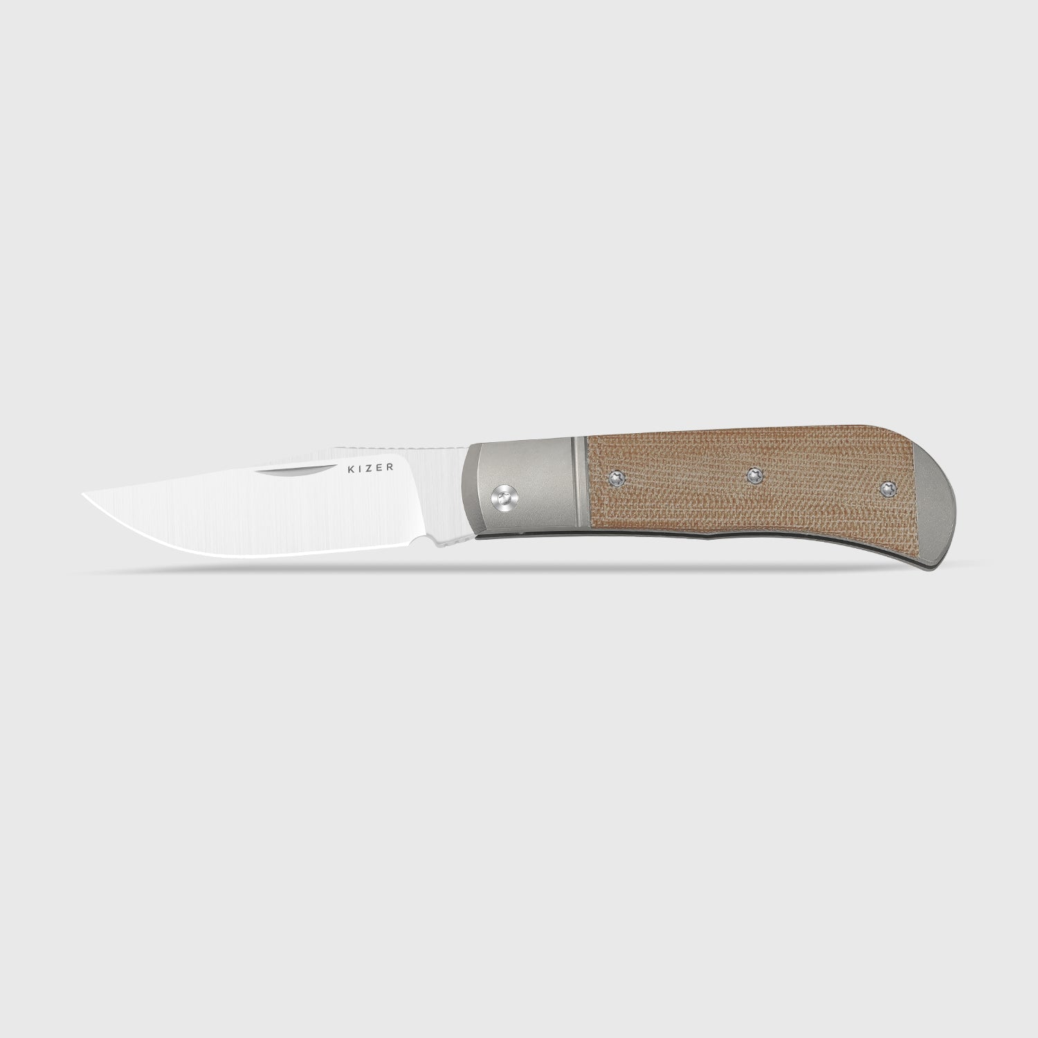 Trestle | 14C28N | Titanium & Micarta | KizerV™ 3761A1