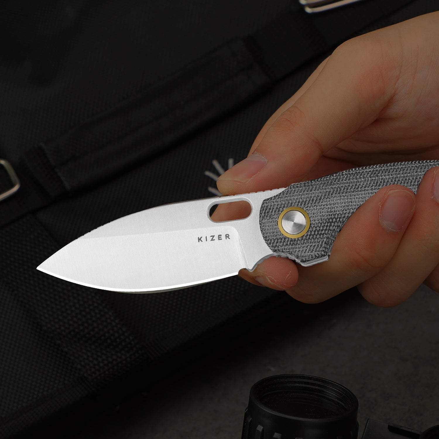 Seagull | 14C28N | Micarta | KizerV™ 3770A1