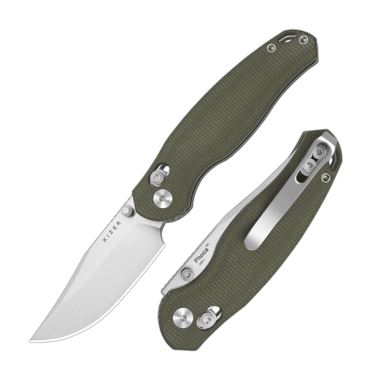 Phoca CC | AEB-L | Micarta | KizerV™ 3780A1
