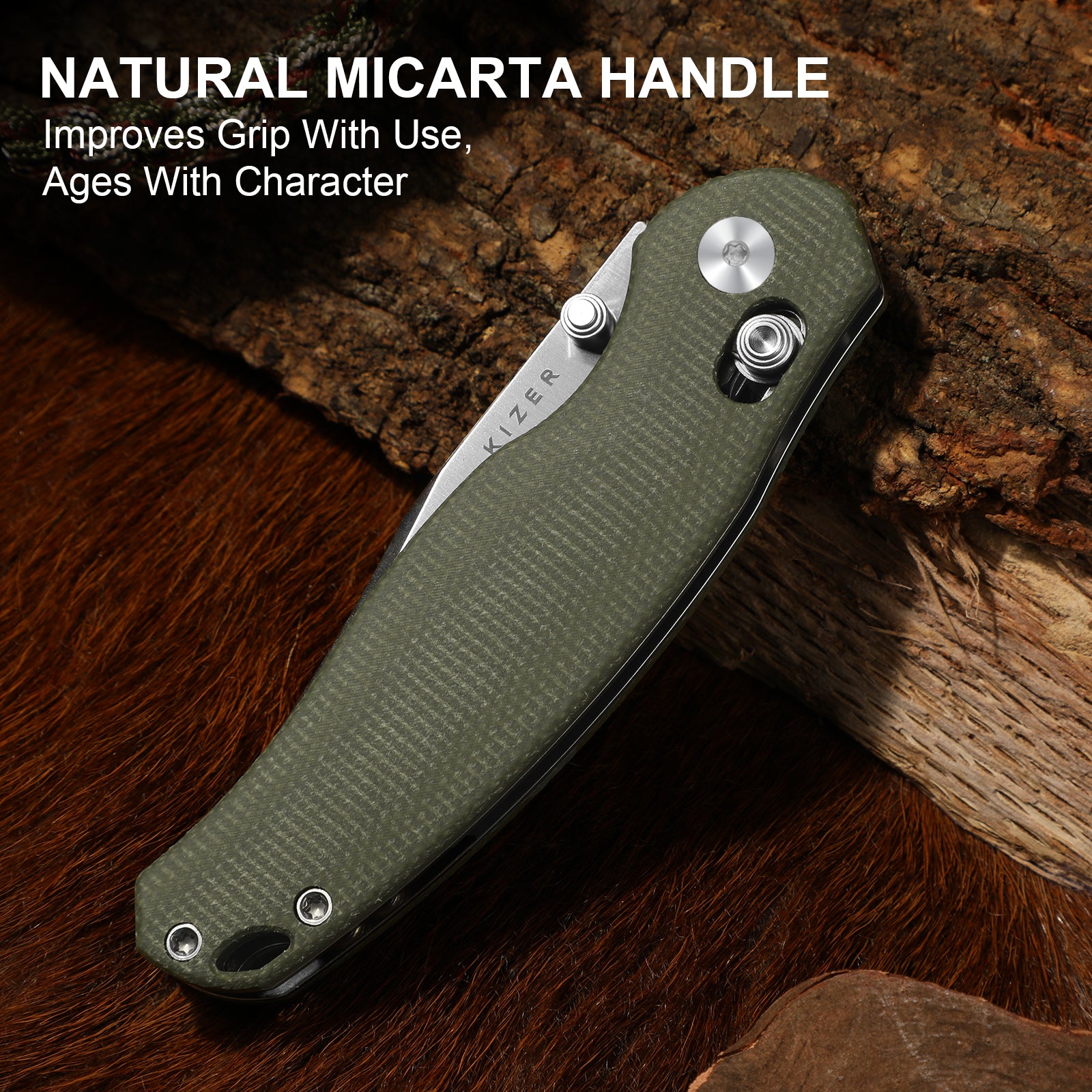 Phoca CC | AEB-L | Micarta | KizerV™ 3780A1