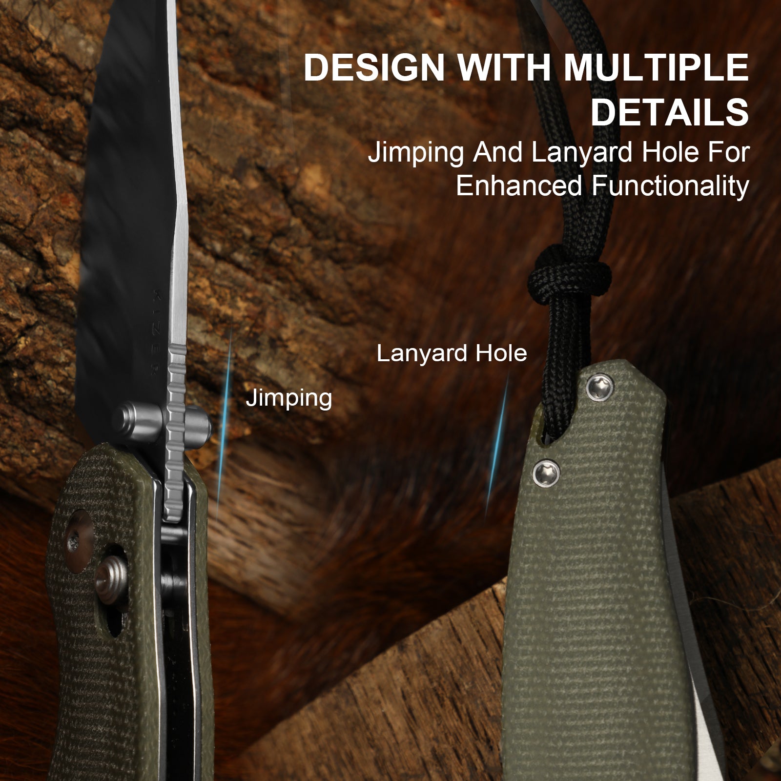 Phoca CC | AEB-L | Micarta | KizerV™ 3780A1