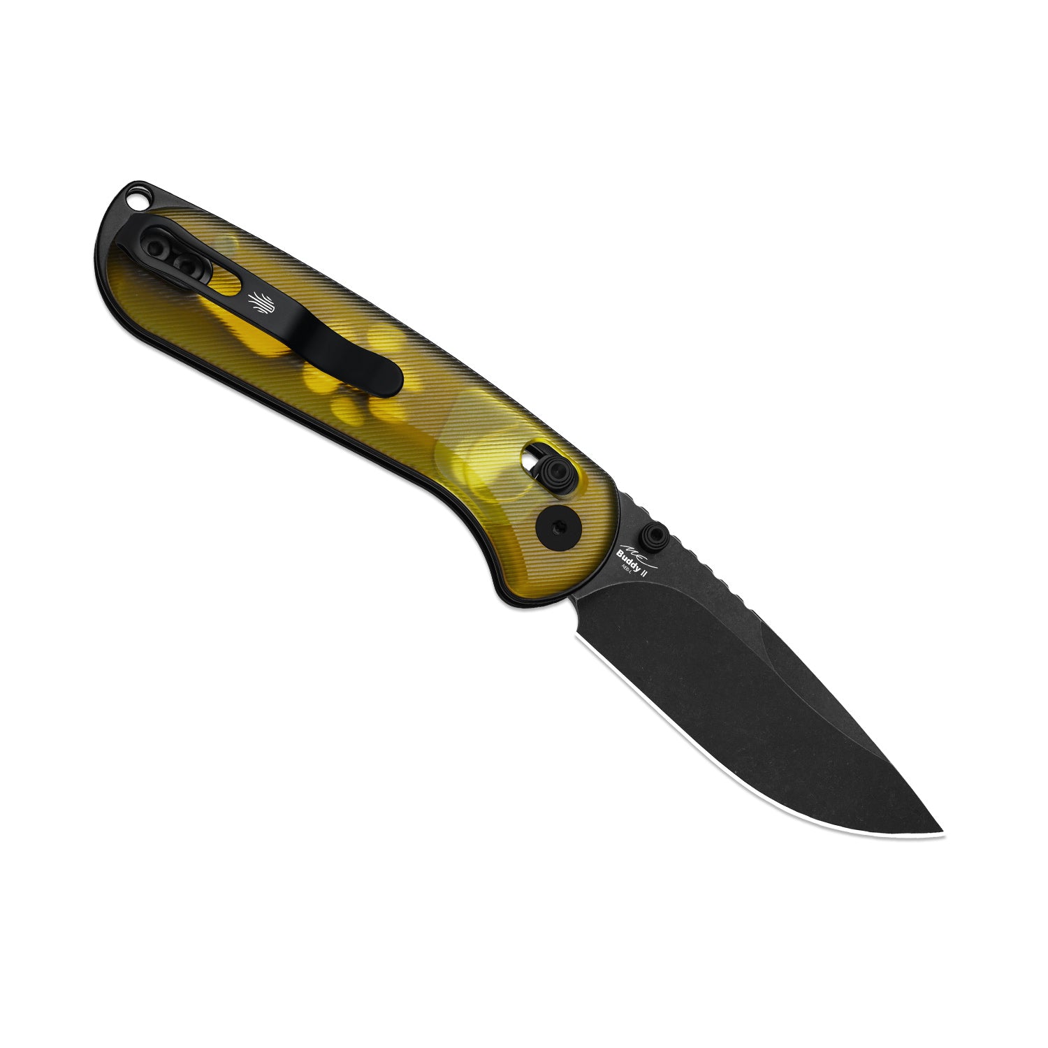 Buddy II | Kizer Clutch Lock™ | PEI | AEB-L PVD Coating & Stonewashed | KizerV™ 3790A1