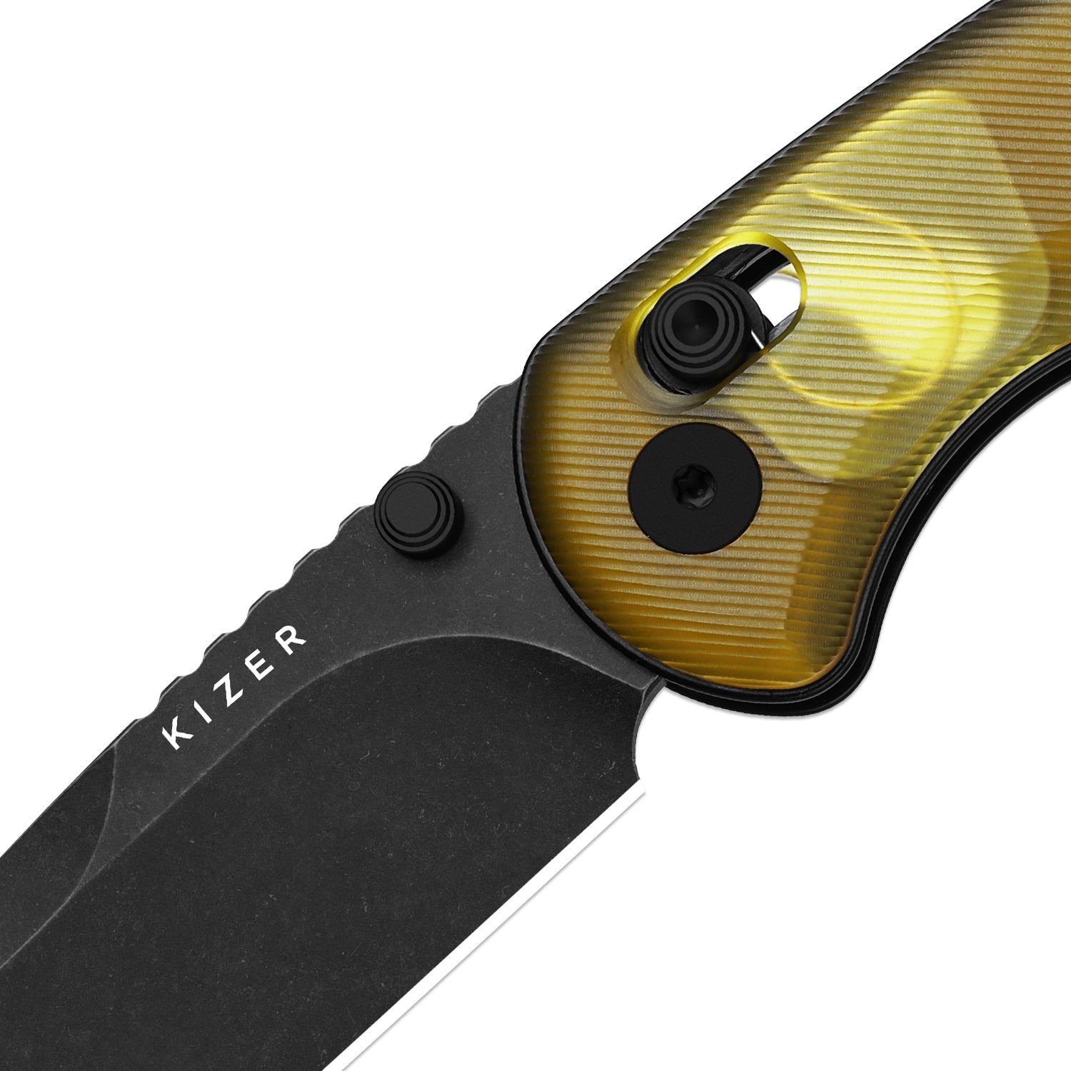 Buddy II | Kizer Clutch Lock™ | PEI | AEB-L PVD Coating & Stonewashed | KizerV™ 3790A1